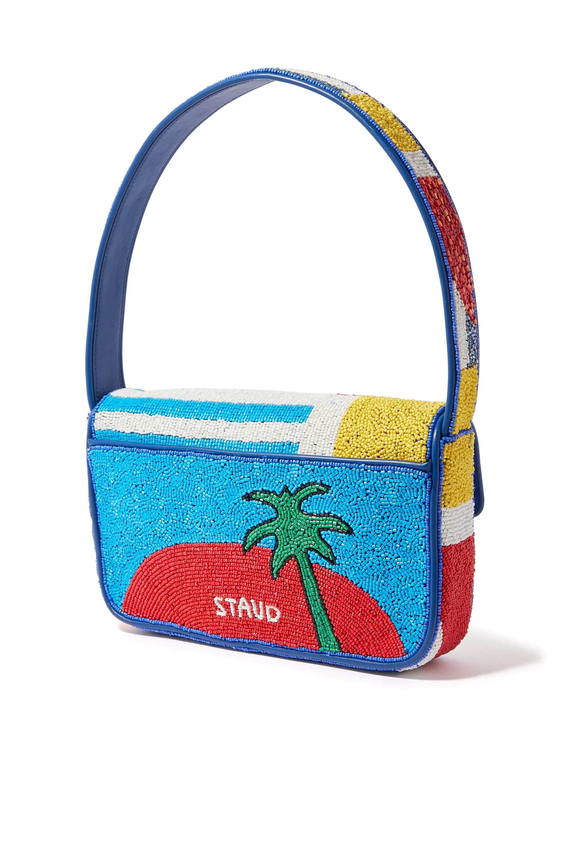 حقيبة تومي مطرزة بخرز