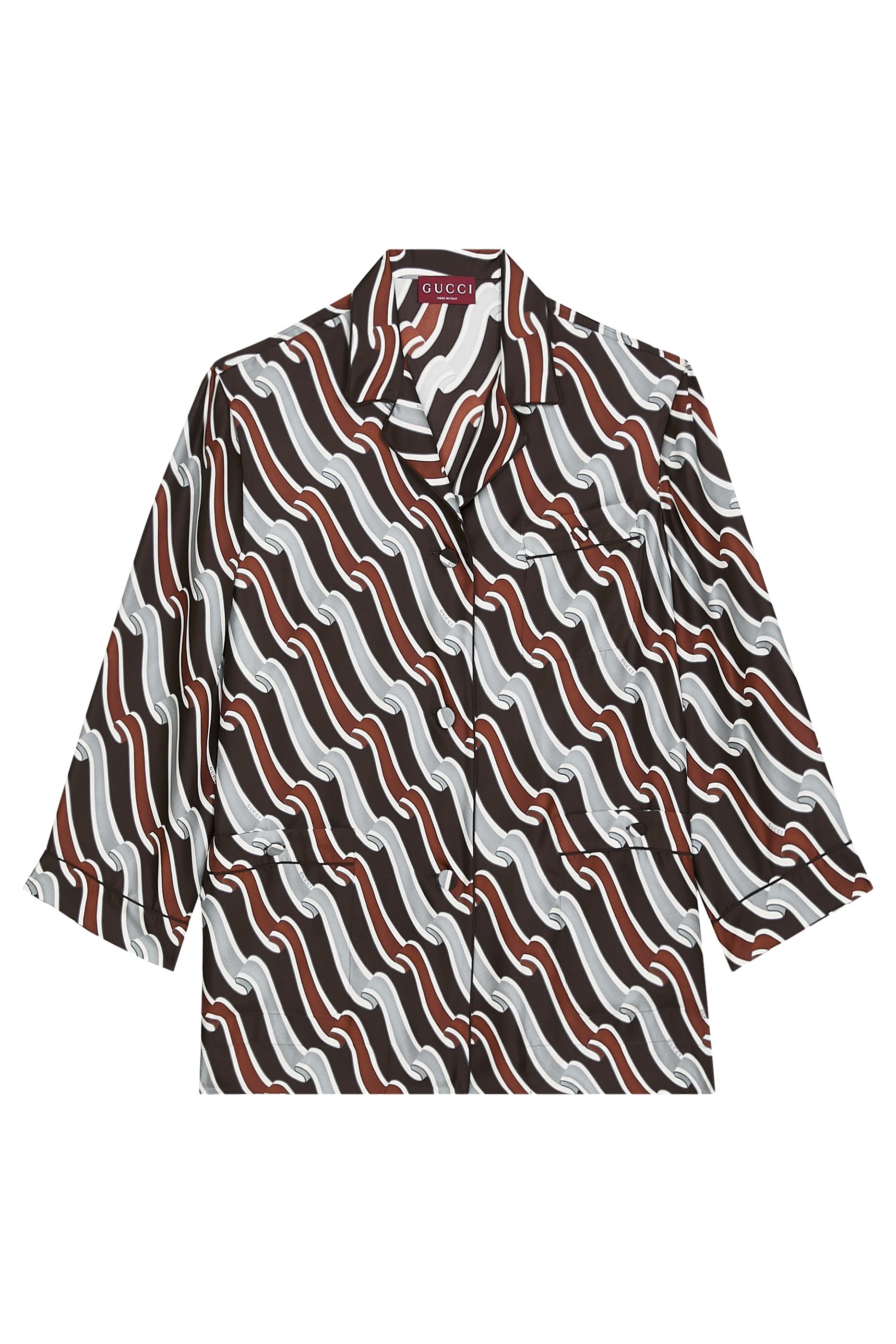 قميص مزين بنقشة