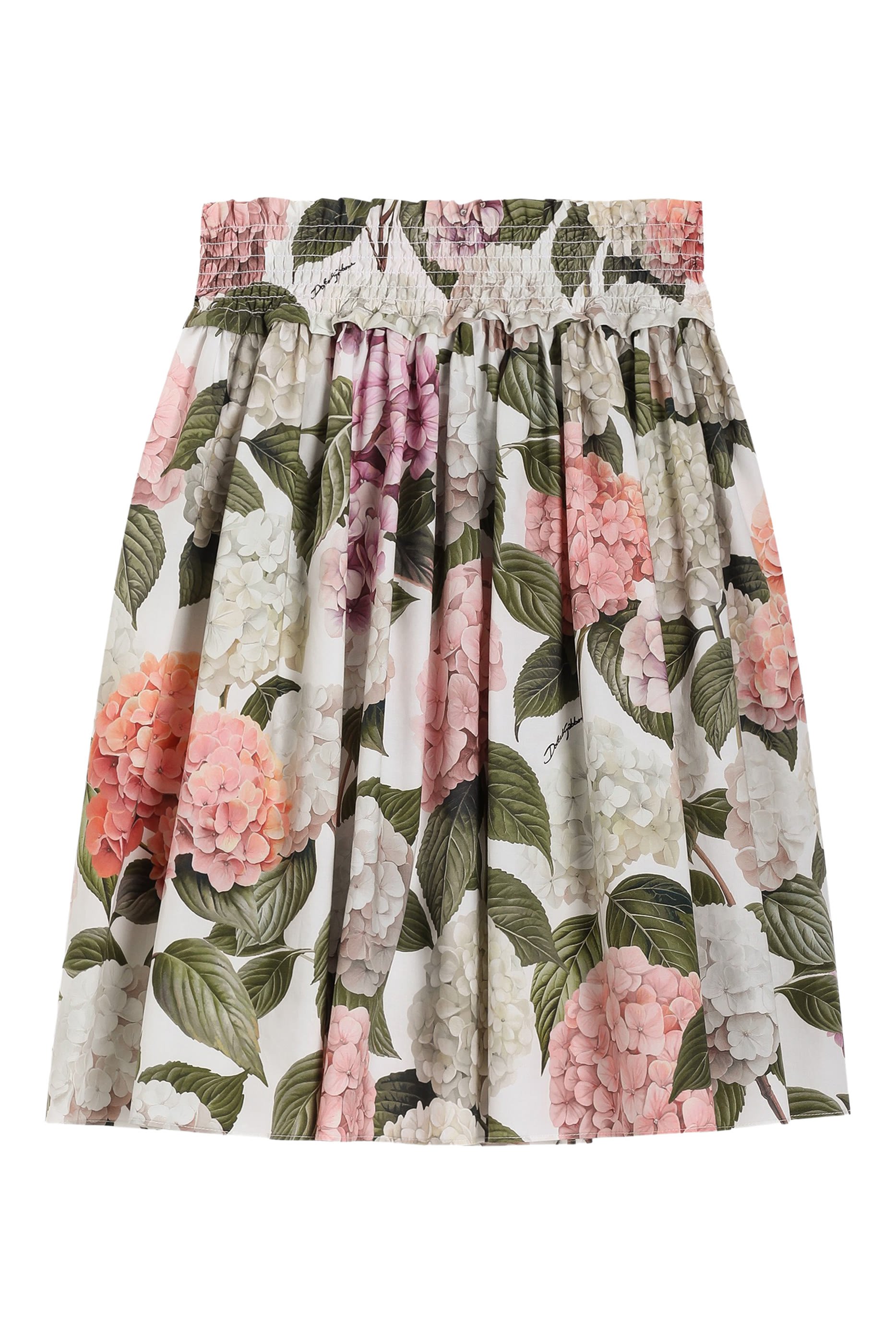 تنورة بوبلين بنقشة زهور الكوبية للأطفال