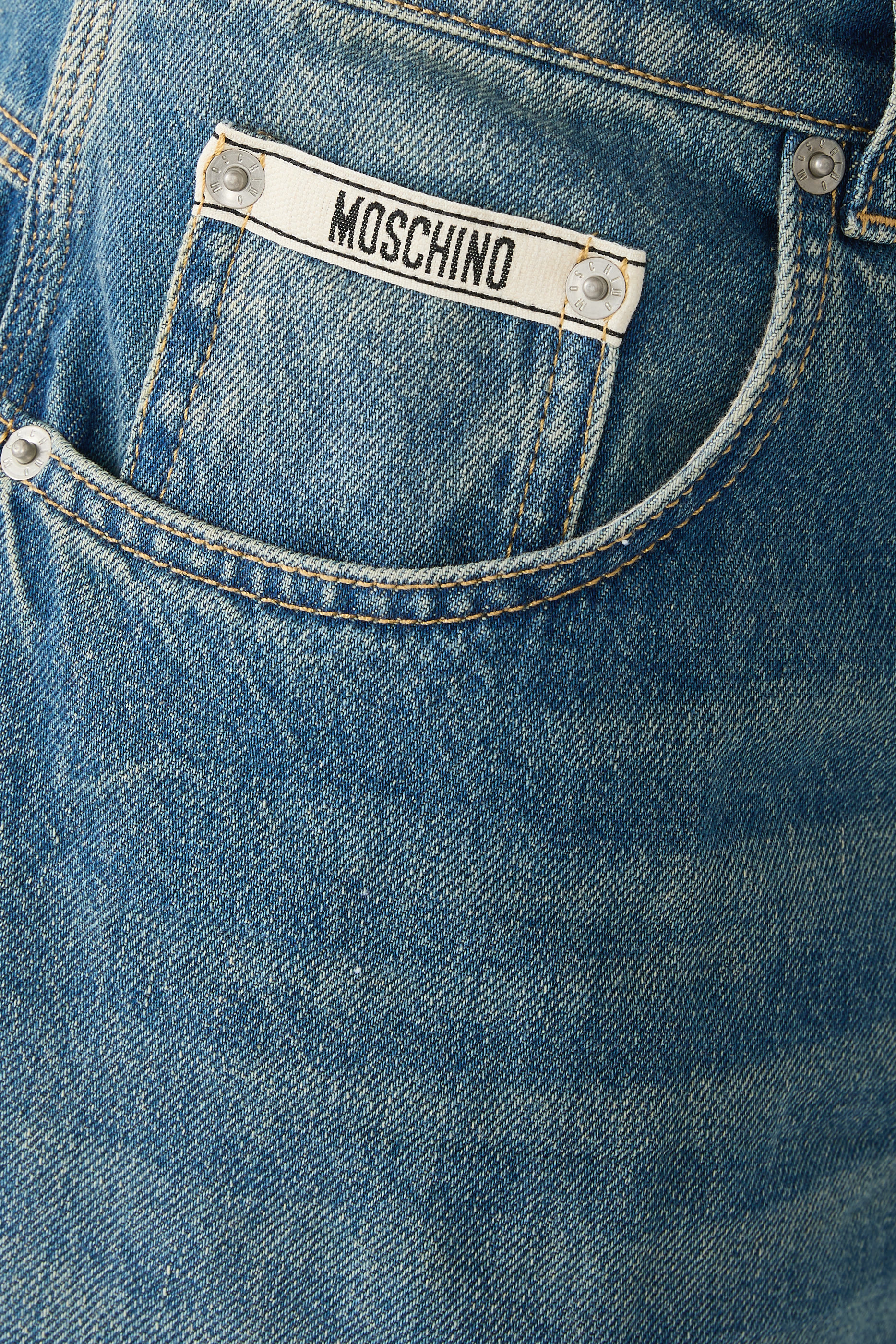 بنطال جينز بقصة مريحة دنيم