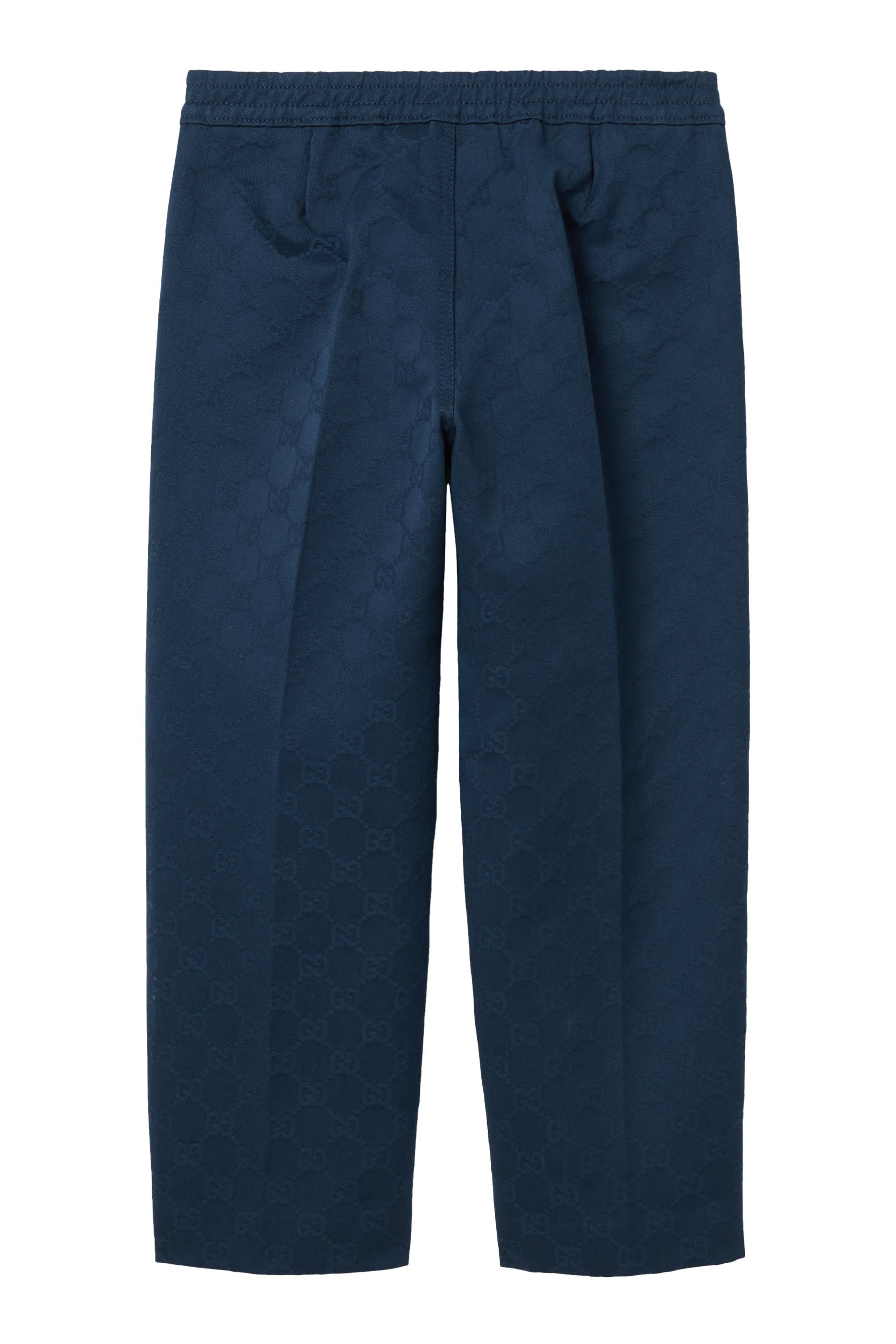 بنطال بحرفي شعار الماركة وشريط ويب قطن للأطفال