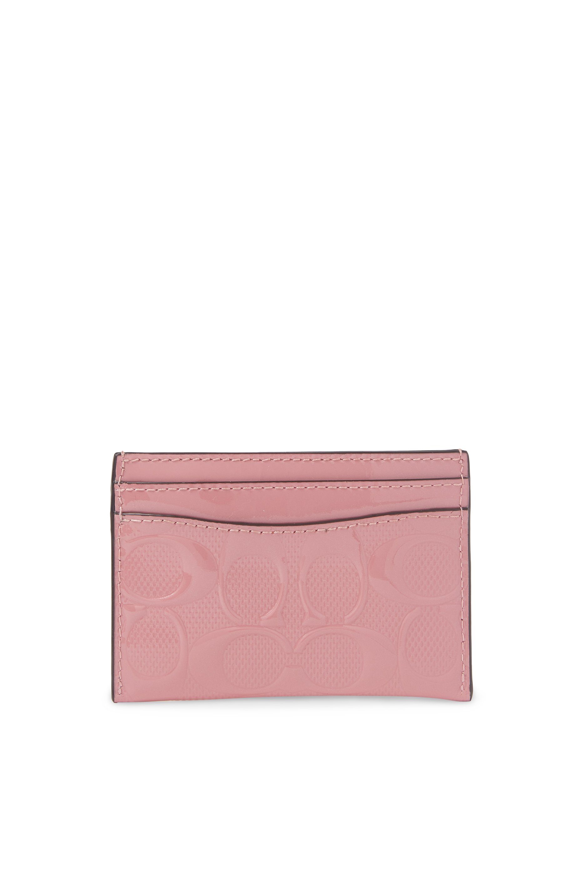 حافظة بطاقات رفيعة جلد بشعار الماركة