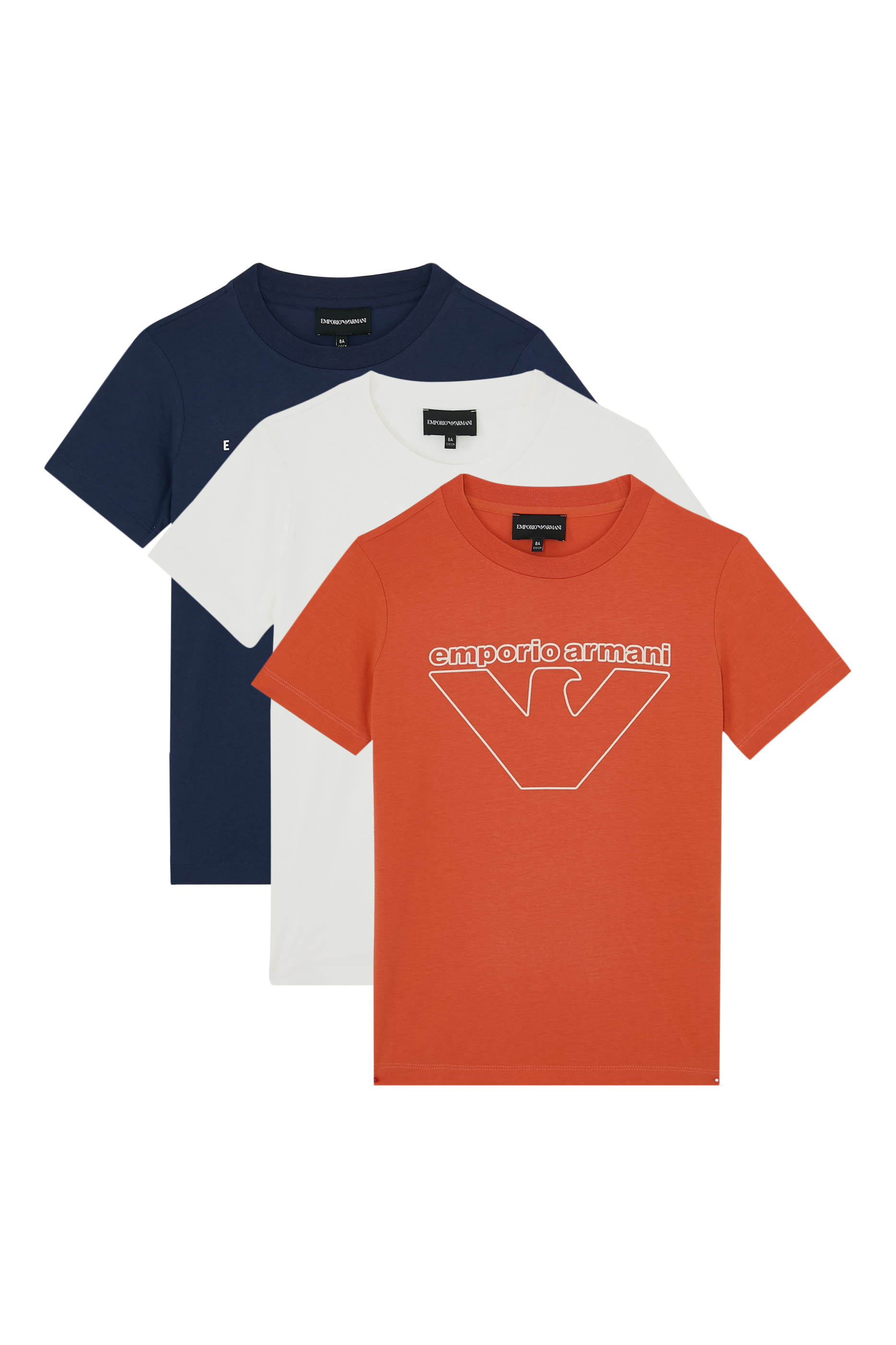 طقم تيشيرت قطن للأطفال، 3 قطع