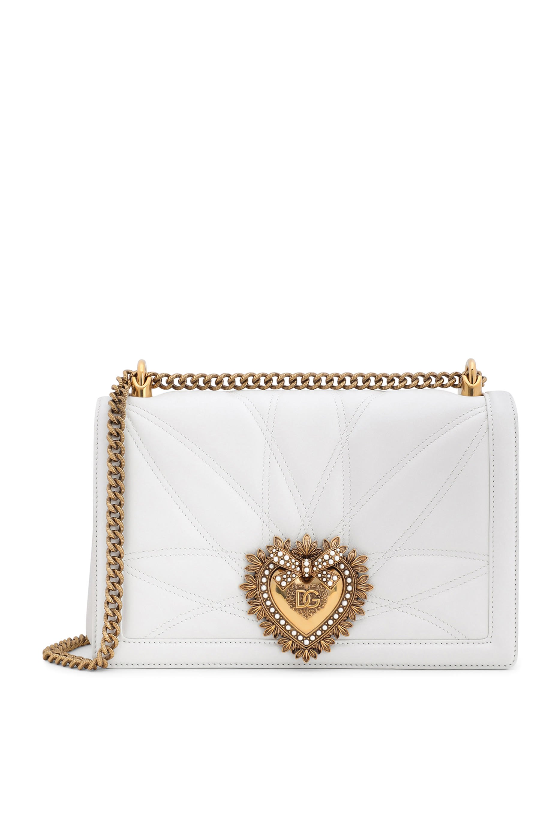 حقيبة ديفوشن كبيرة بتصميم مبطن جلد نابا لامع