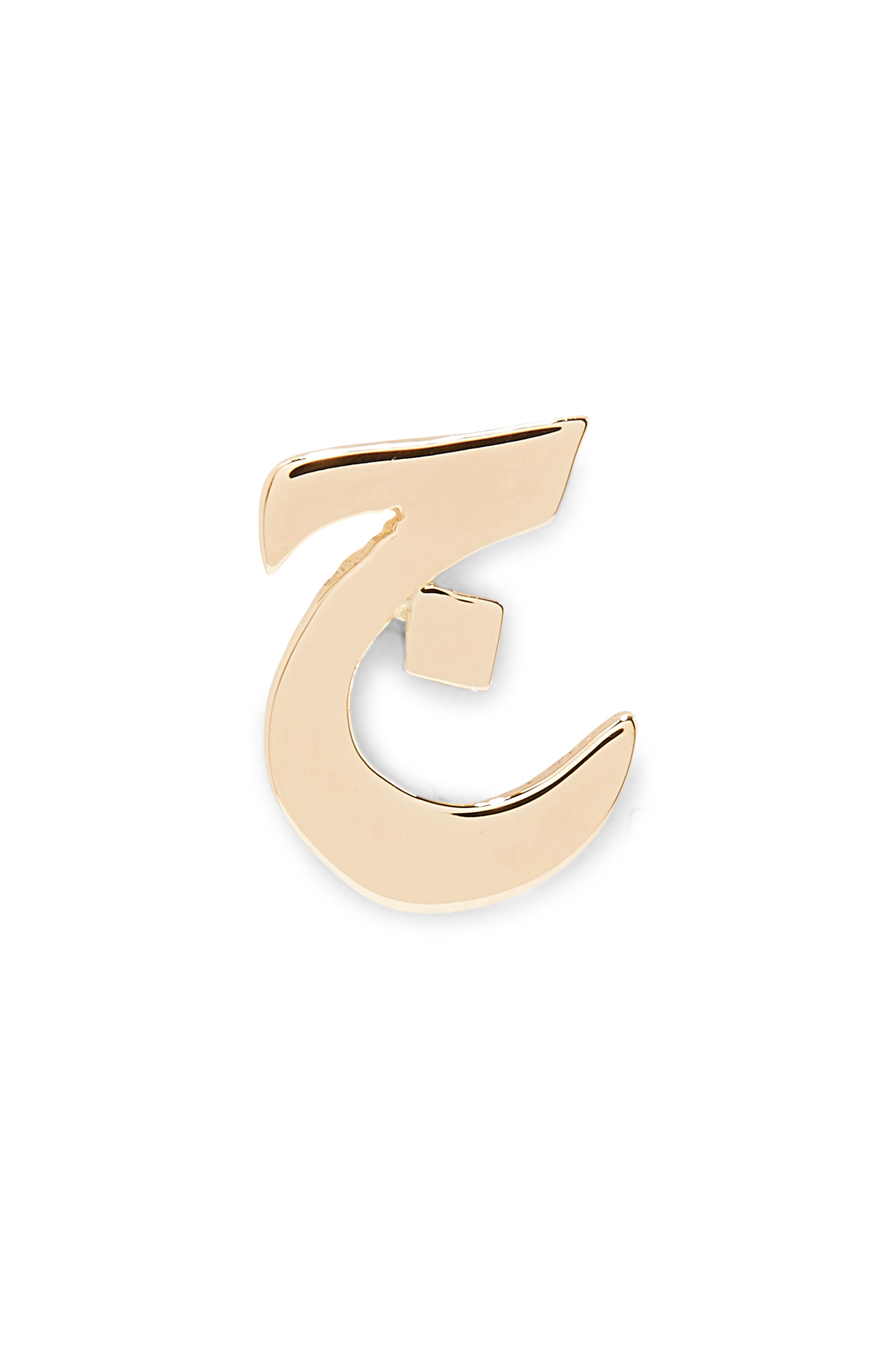 قرط على شكل حرف ج