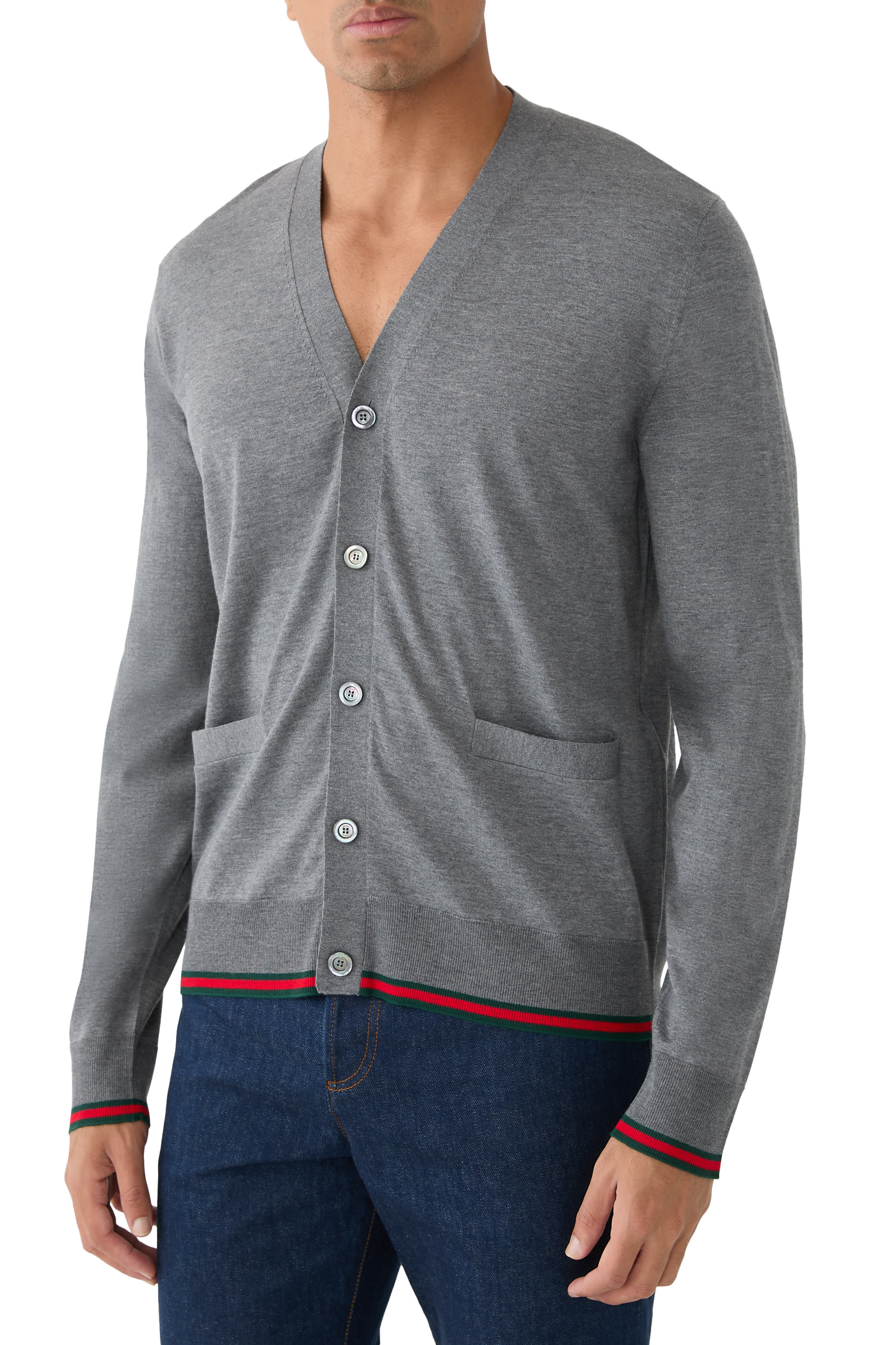 كارديجان بشريط ويب نسيج صوف