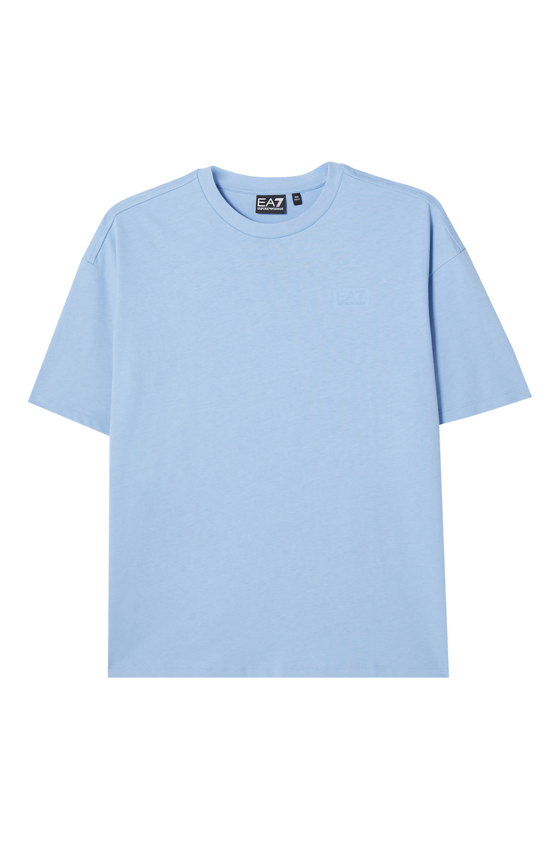 تيشيرت بشعار الماركة قطن للأطفال