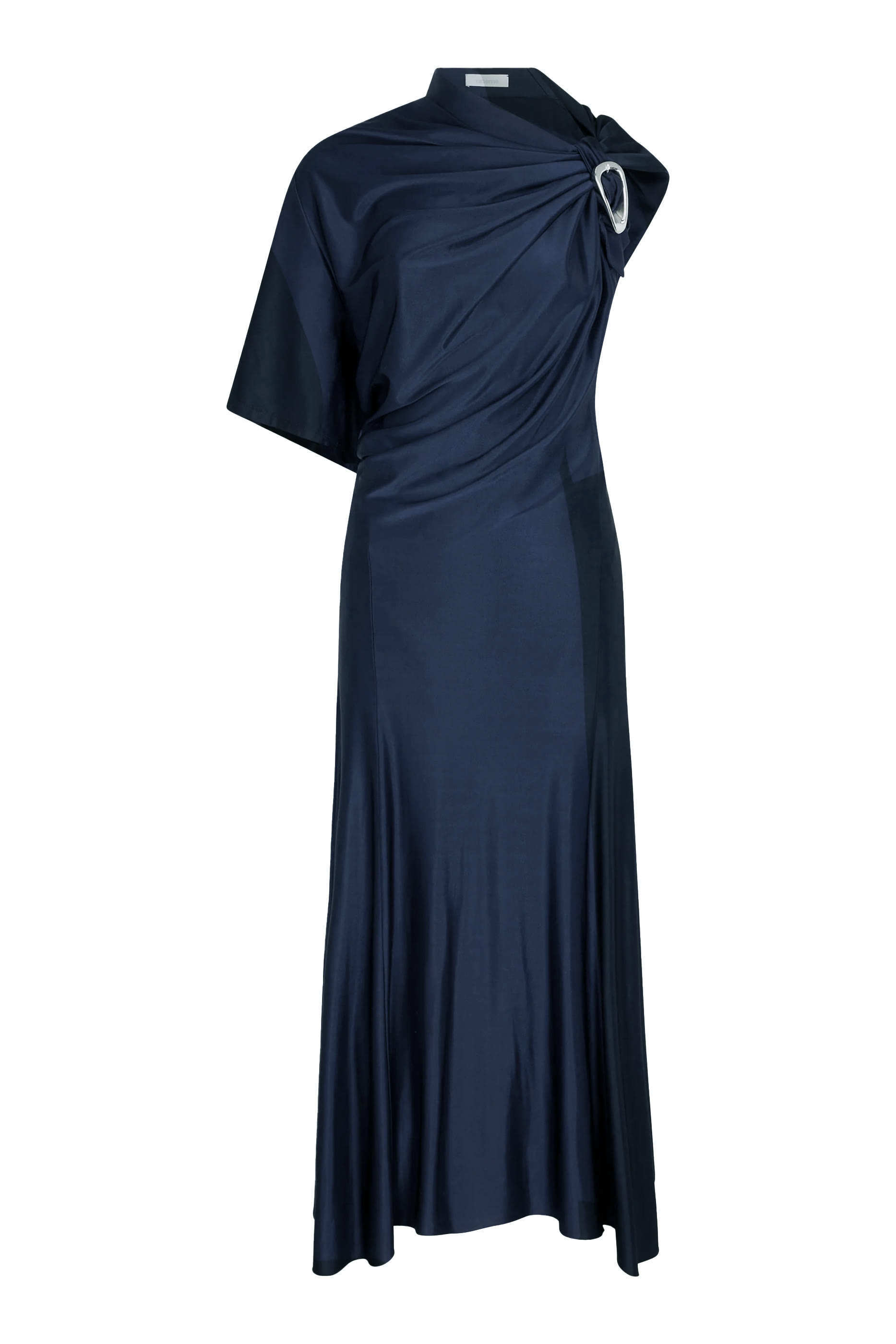 فستان طويل بتصميم غير متماثل