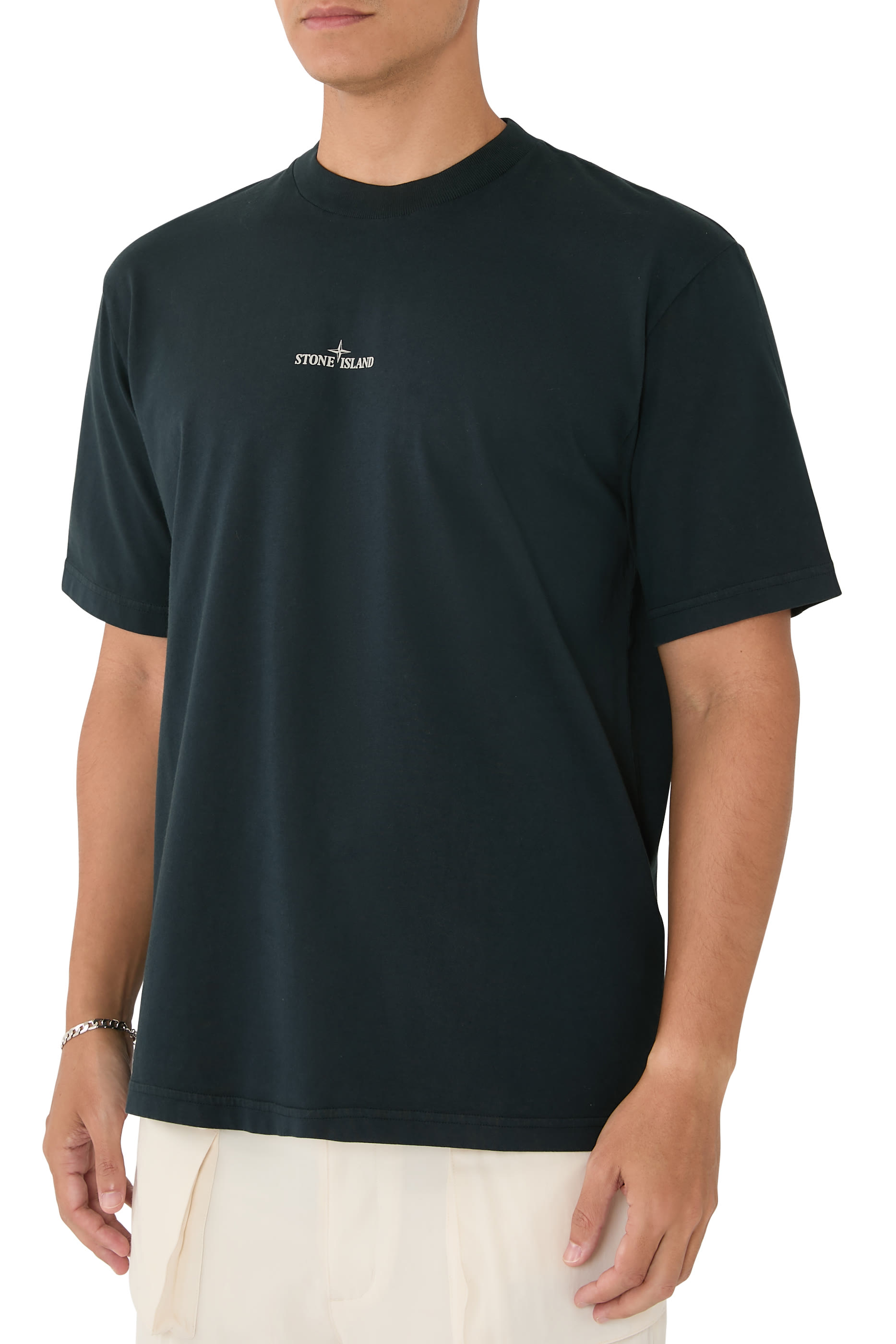 تيشيرت بنقشة شعار الماركة