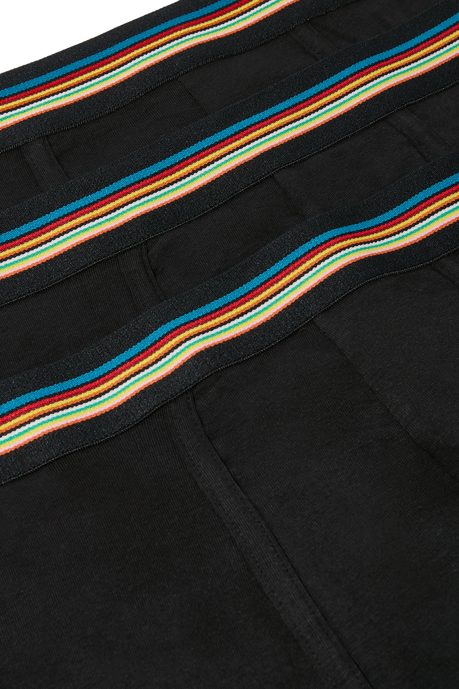 طقم بوكسر بخطوط مميزة على حزام الخصر، 3 قطع