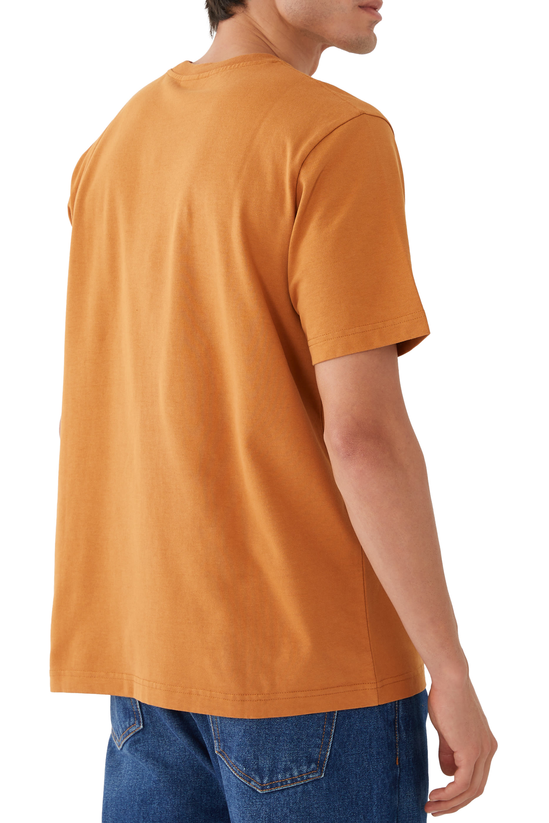 تيشيرت مريح بطبعة حروف بتصميم وودلاند