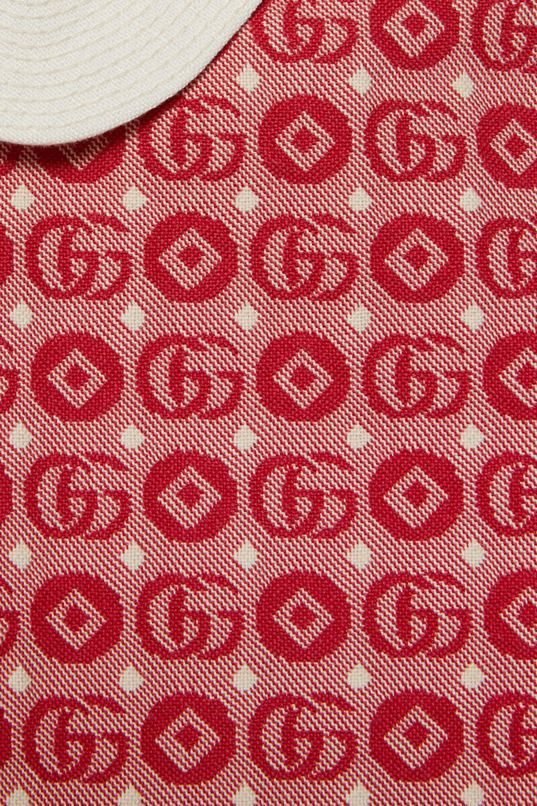 فستان واسع بطبعات حروف شعار الماركة مزدوجة