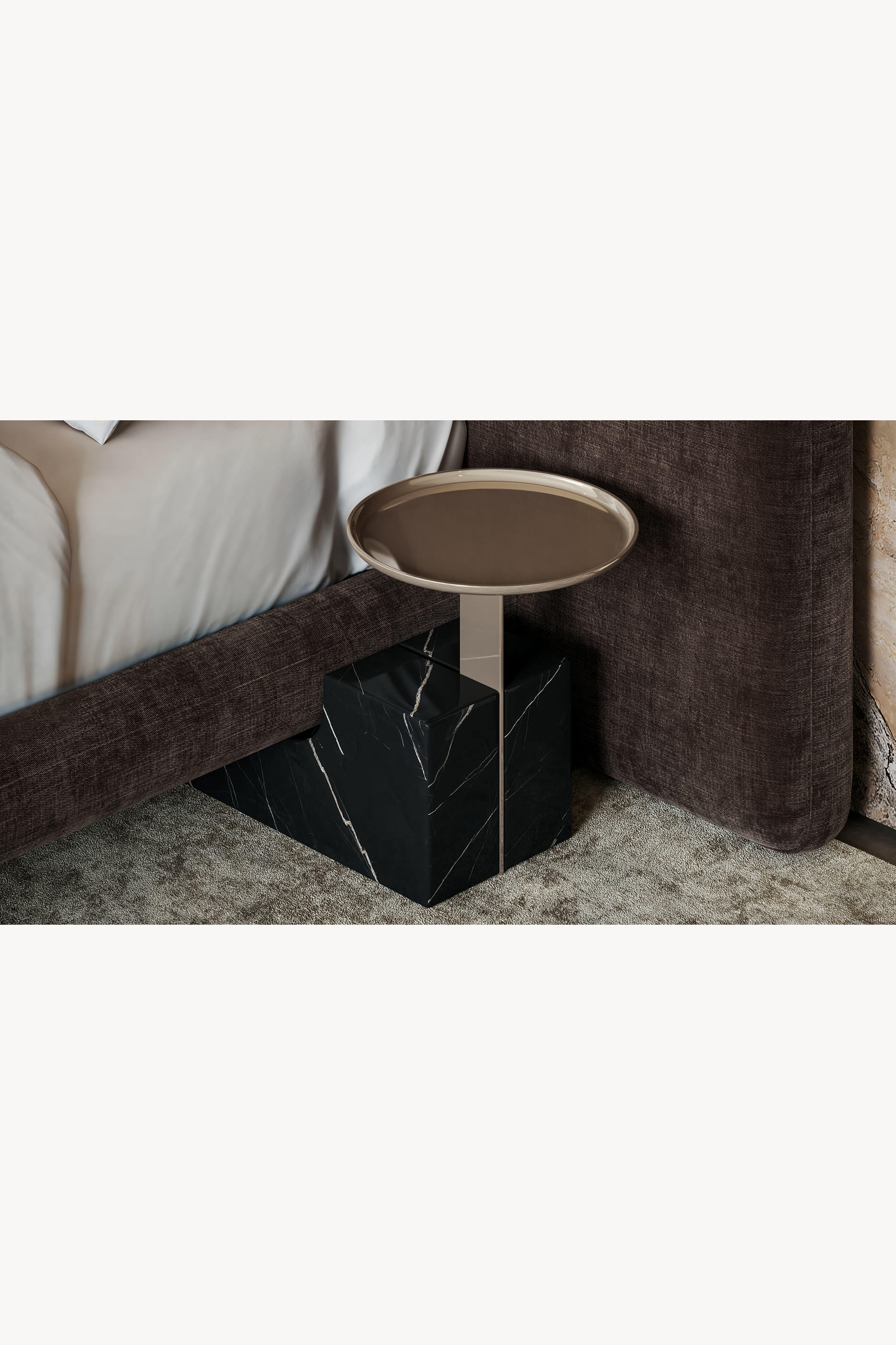 سرير كينغ بتصميم متداخل