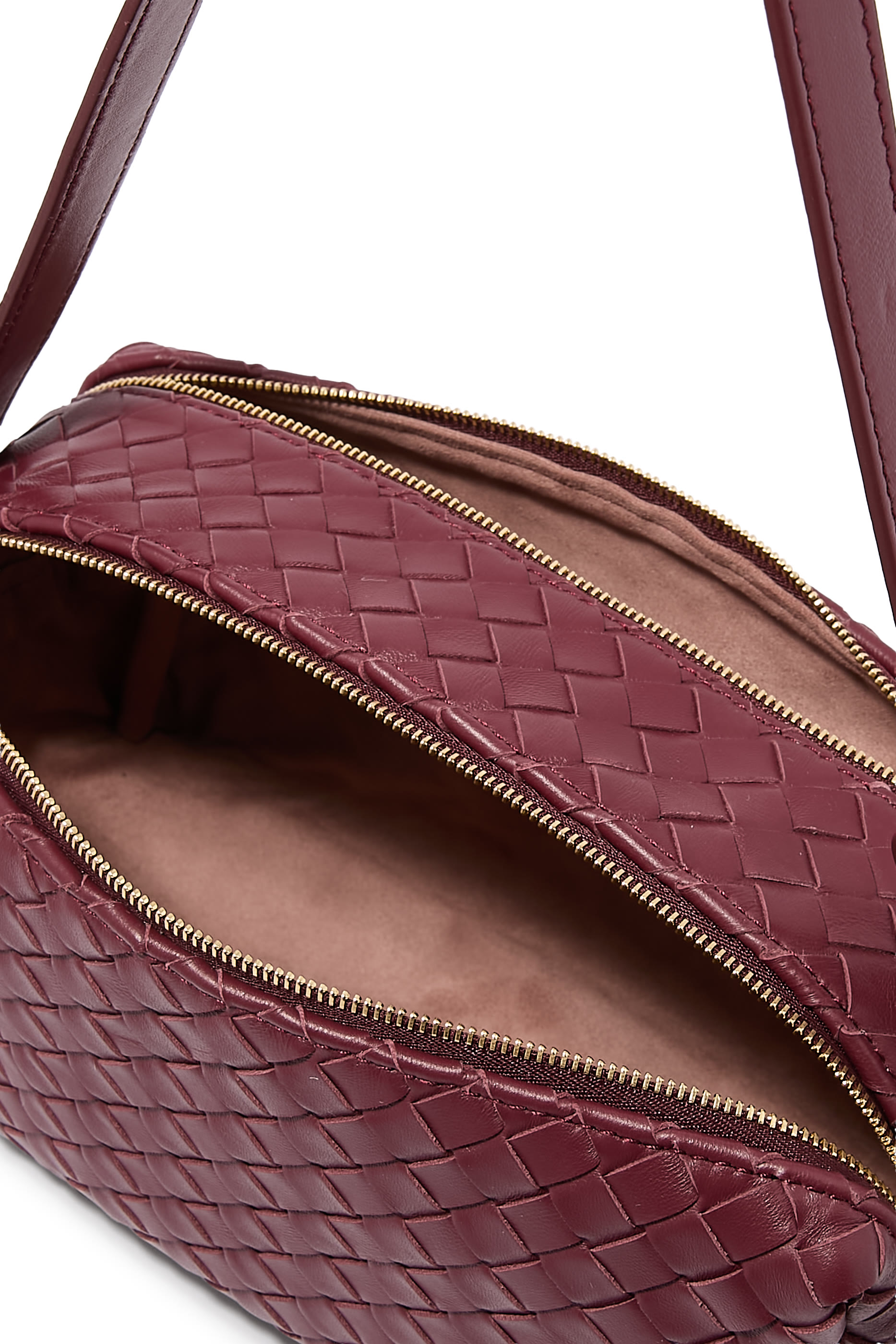 حقيبة تروس منسوجة جلد