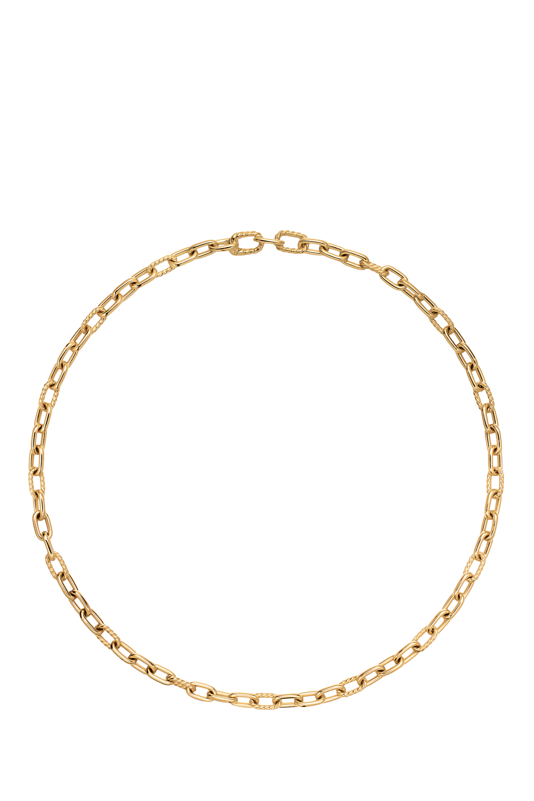 قلادة دي واي ماديسون بتصميم سلسلة، ذهب أصفر عيار 18