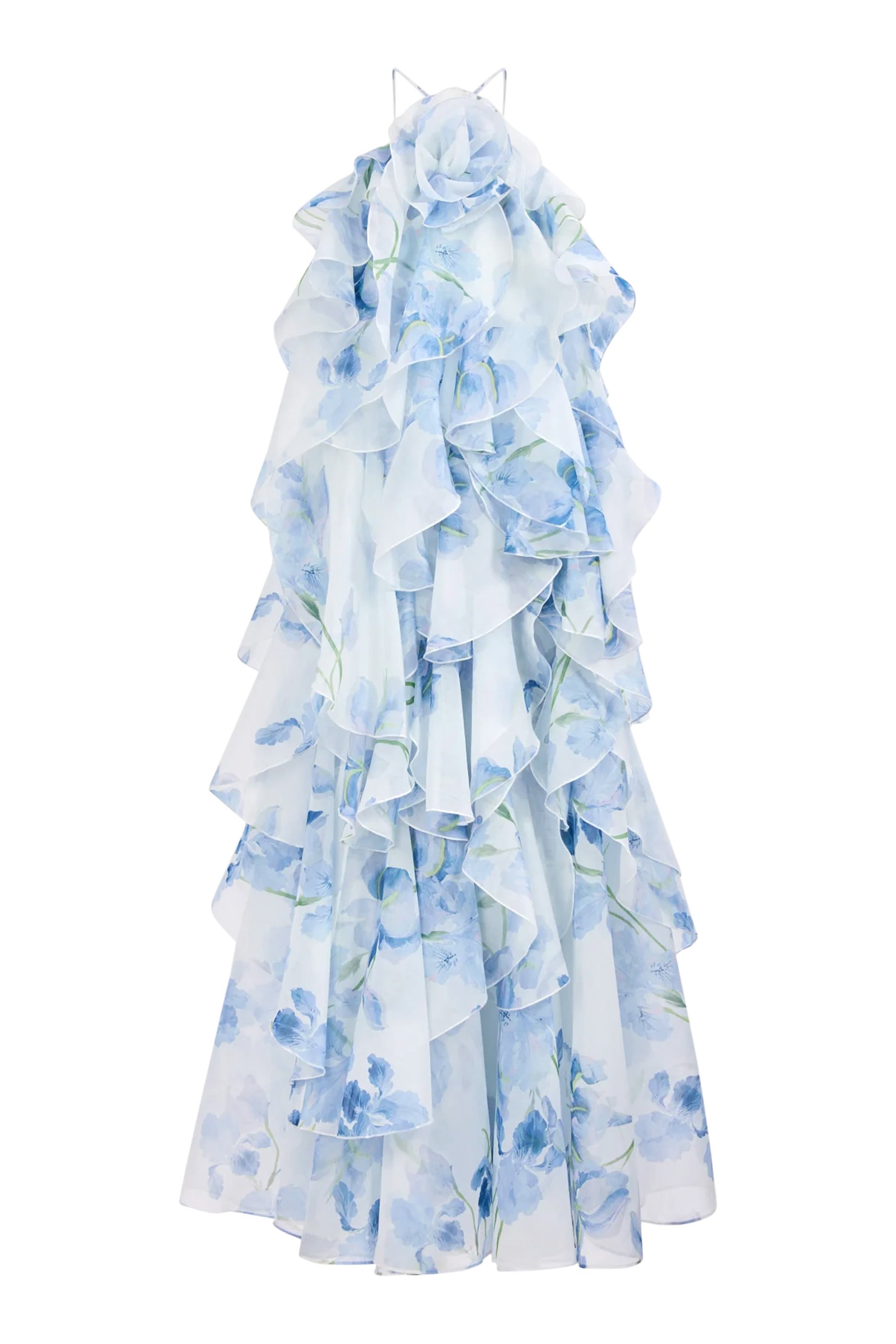 فستان باندوريا طويل بطيات