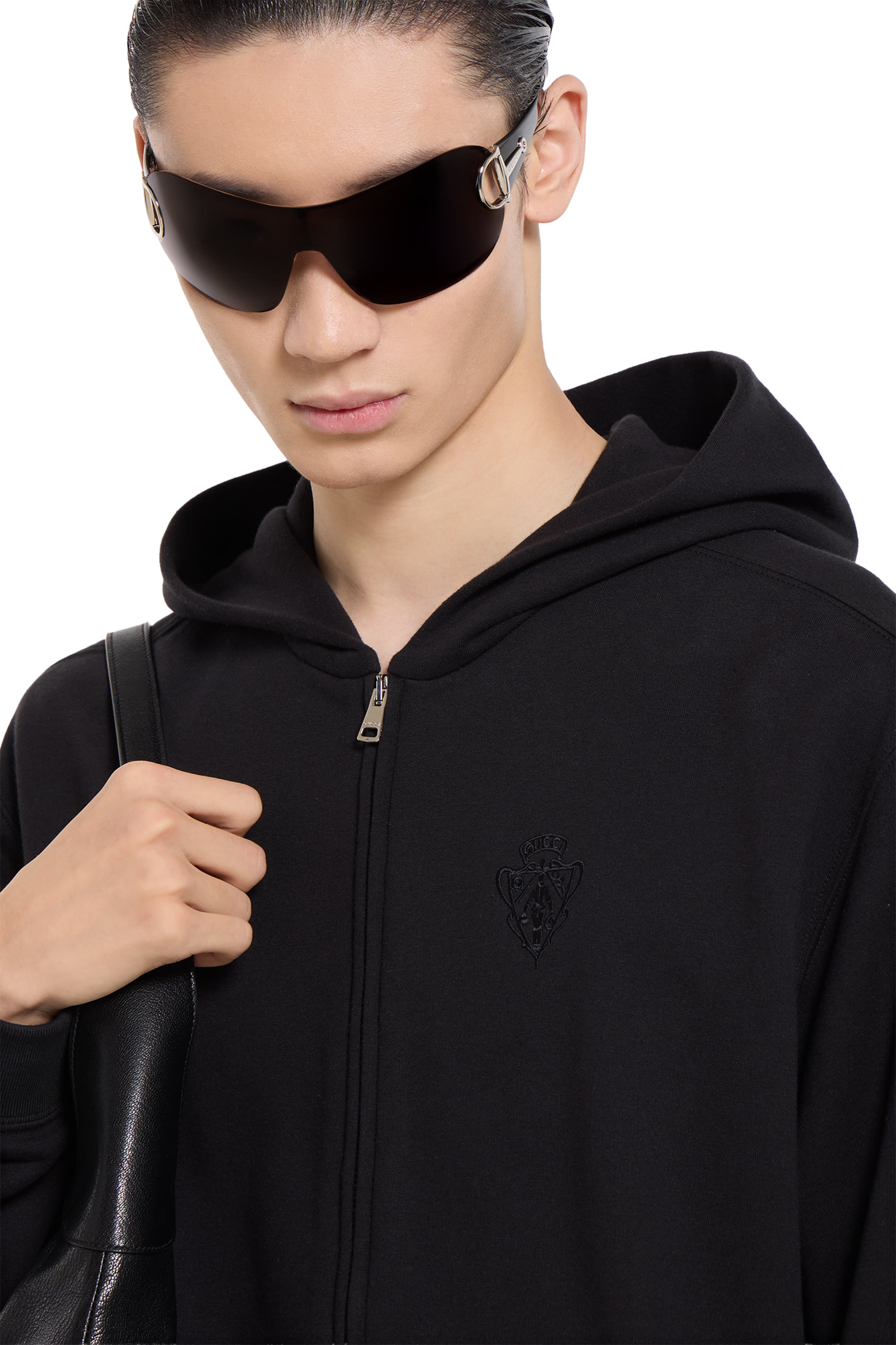 جاكيت بسحاب مزيج كشمير