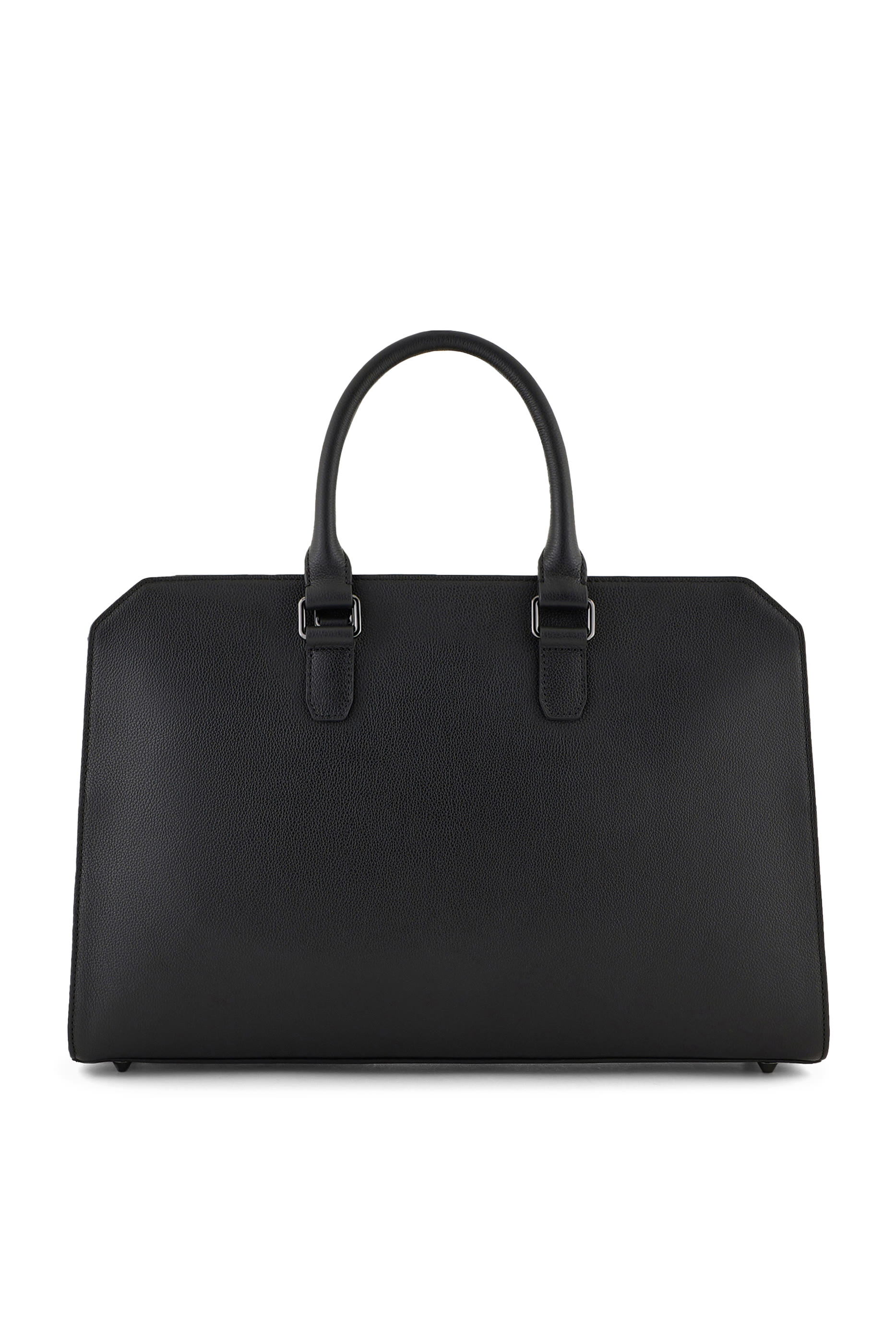 حقيبة عمل جلد مموج