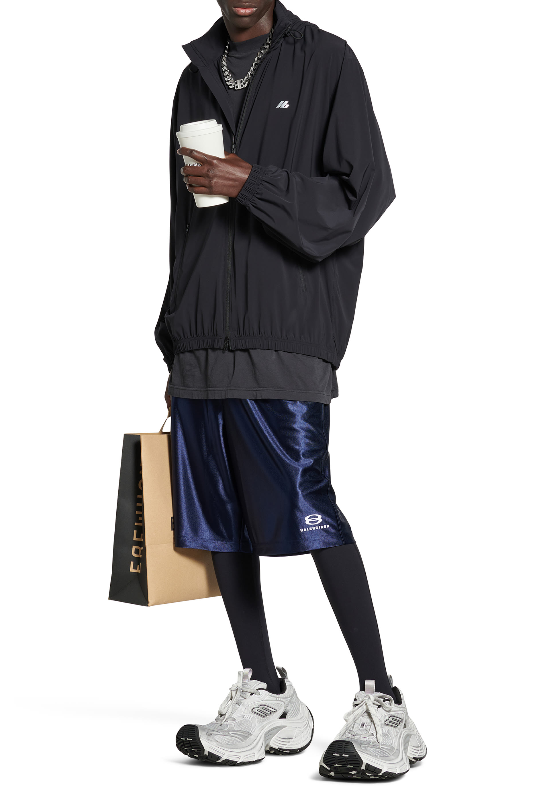 جاكيت ويندبريكر رياضي نايلون مطاطي