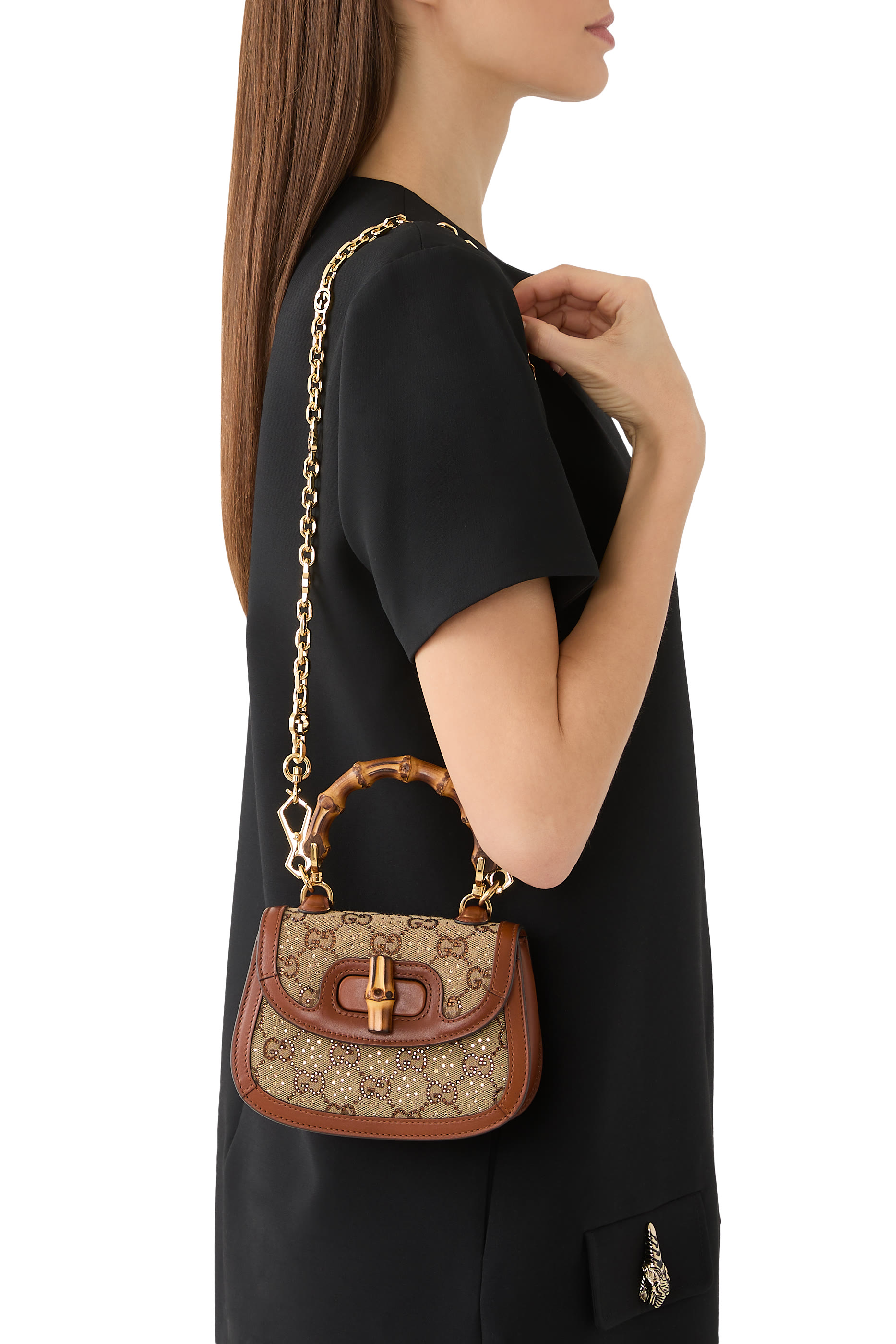 حقيبة بامبو 1974 صغيرة بيد علوية