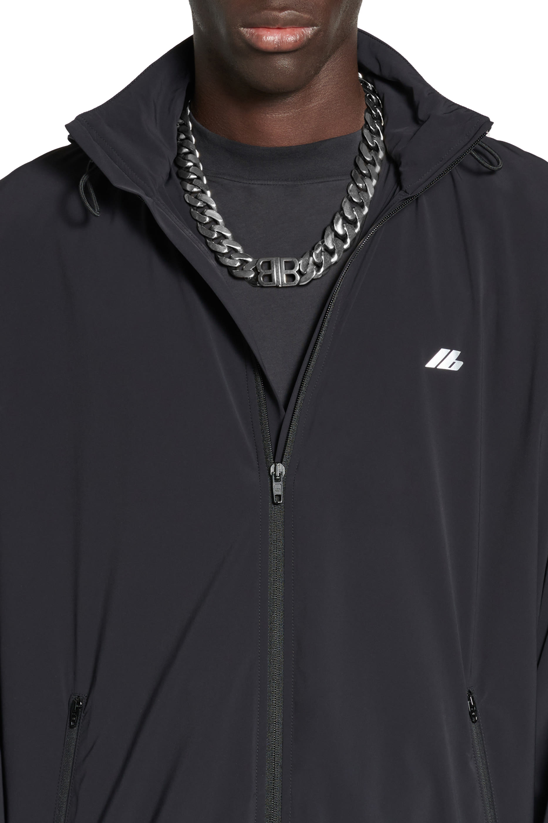 جاكيت ويندبريكر رياضي نايلون مطاطي