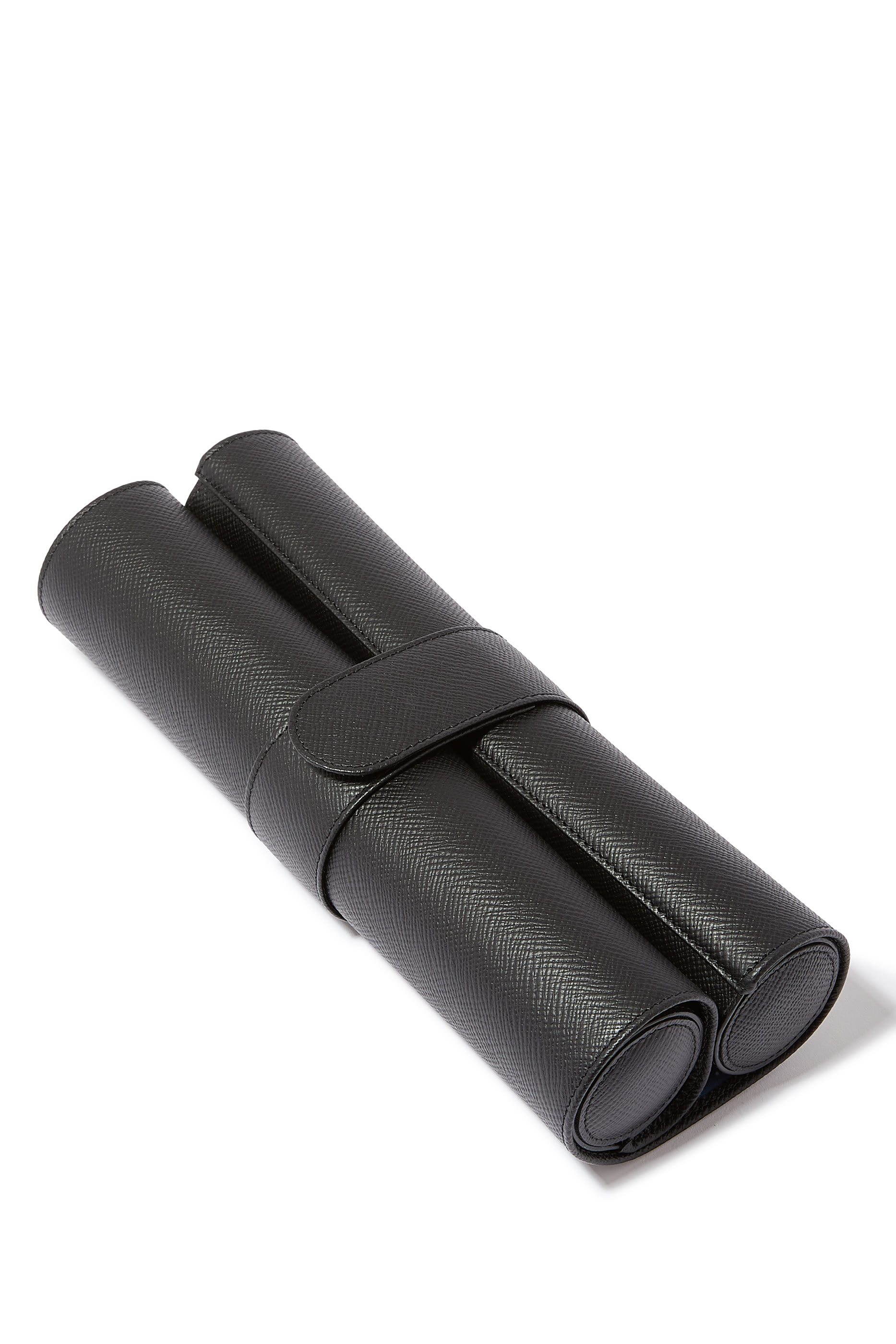 طقم لعبة شطرنج بتصميم ملفوف للسفر جلد باناما