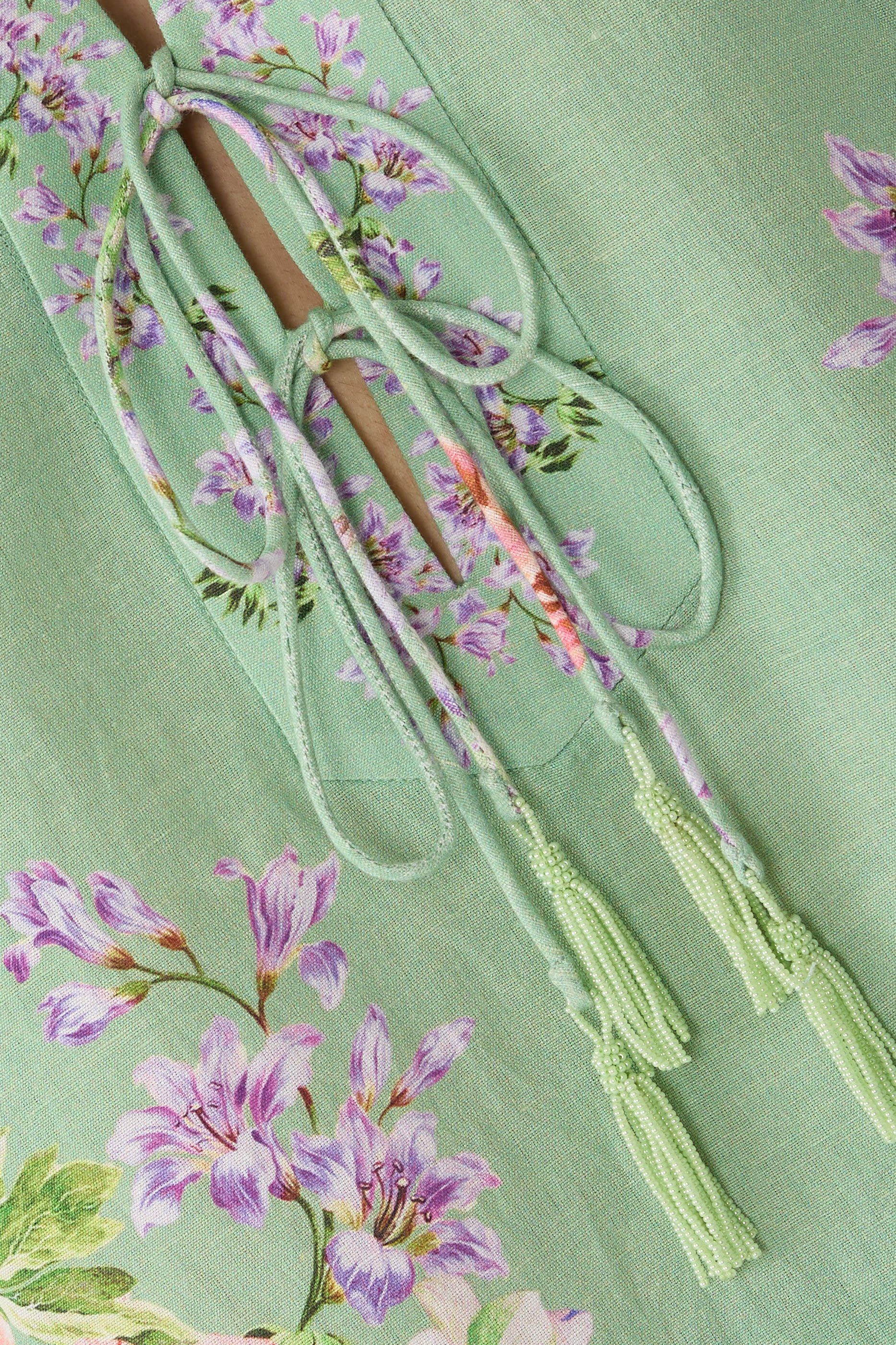 تونيك بياقة وأكتاف منخفضة