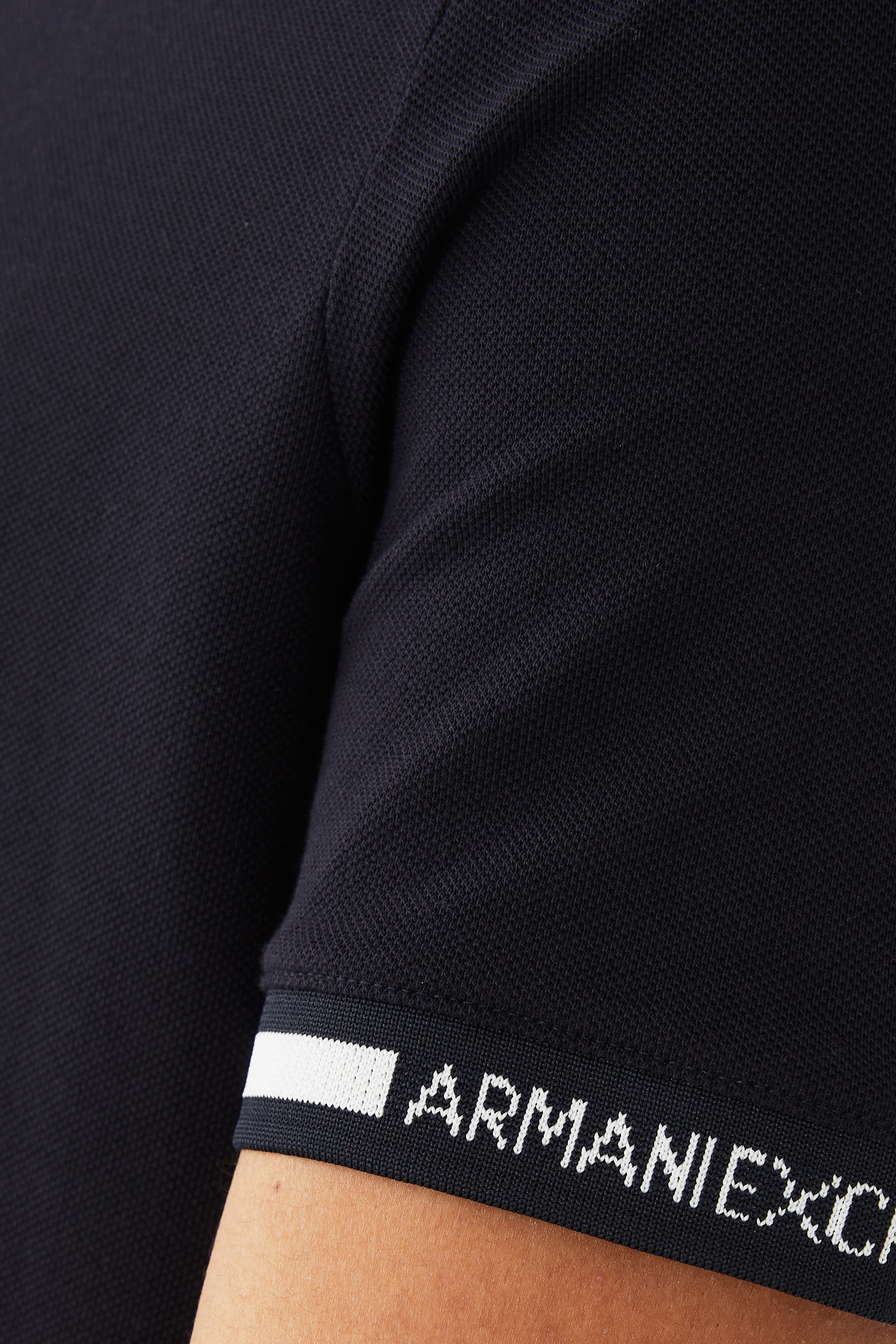 قميص بولو بنصف سحاب قطن بيكيه