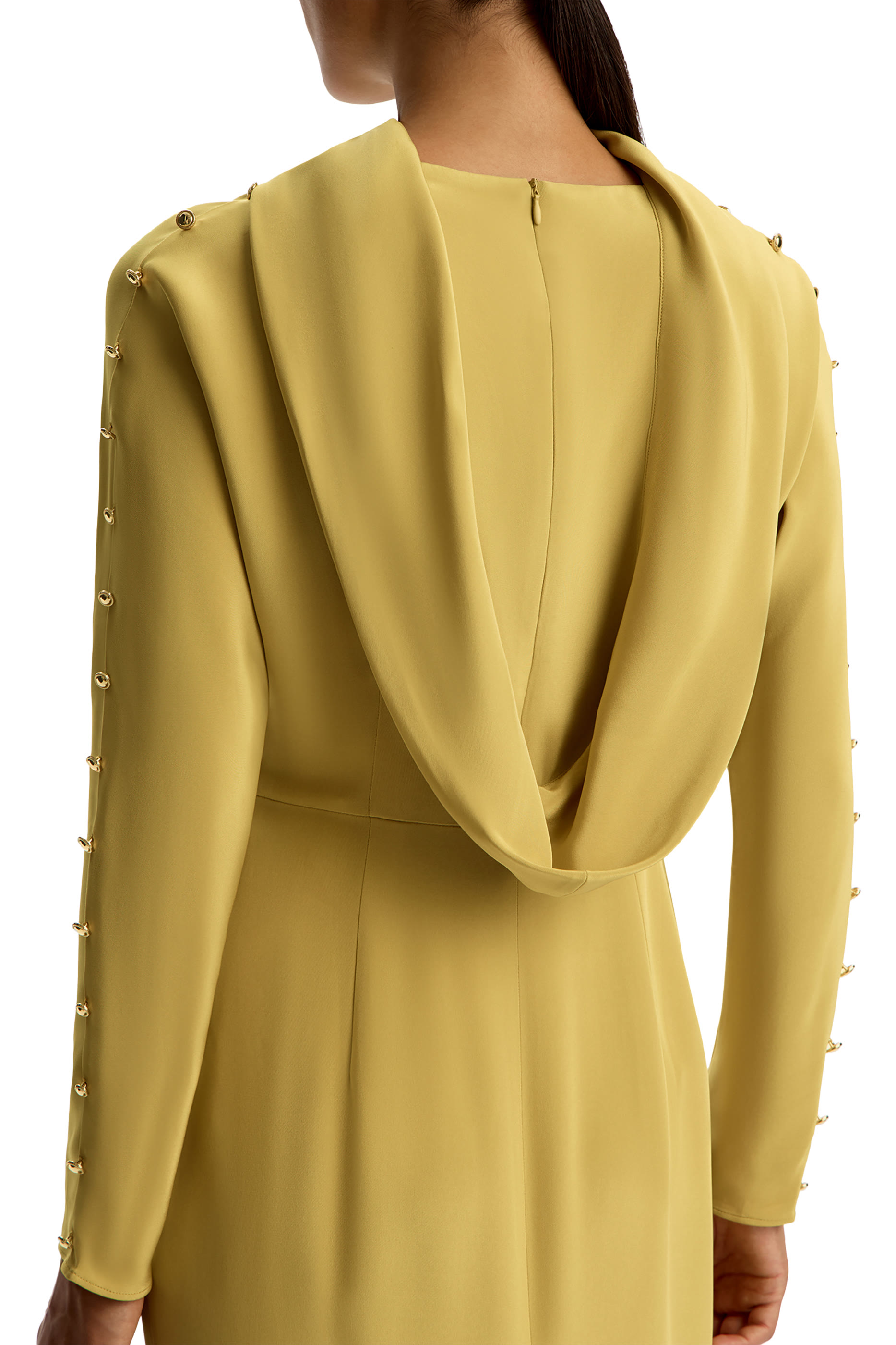 فستان طويل حرير