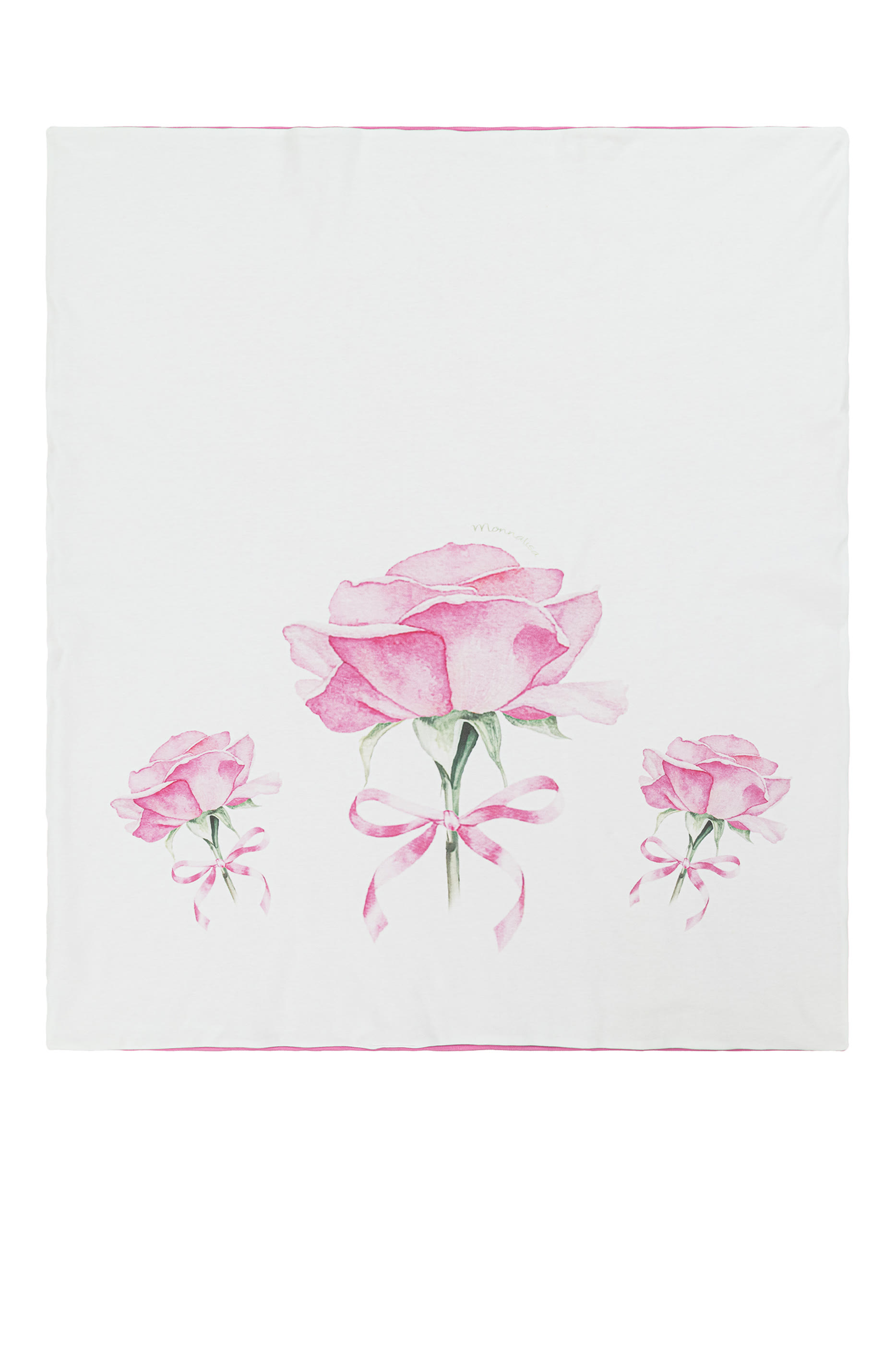 بطانية بطبعات زهور