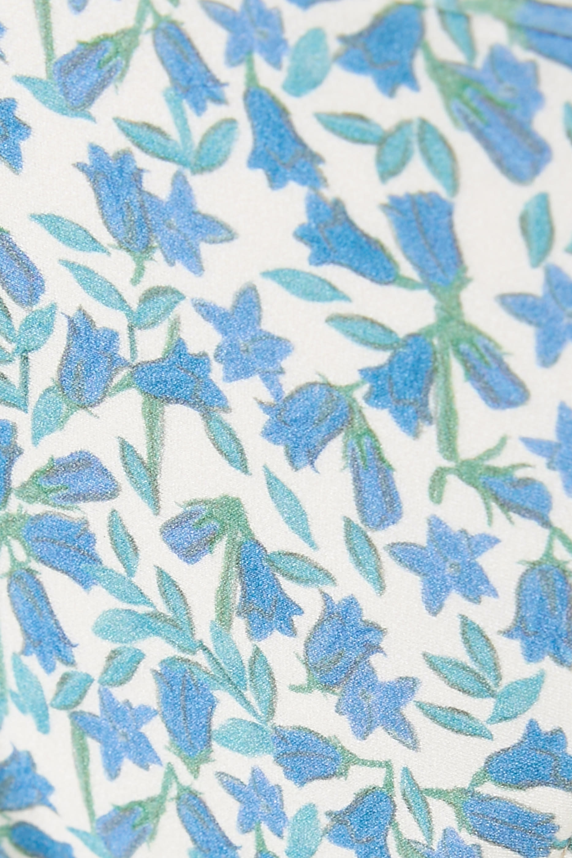 قطعة بيكيني سفلية بأربطة ونقشة