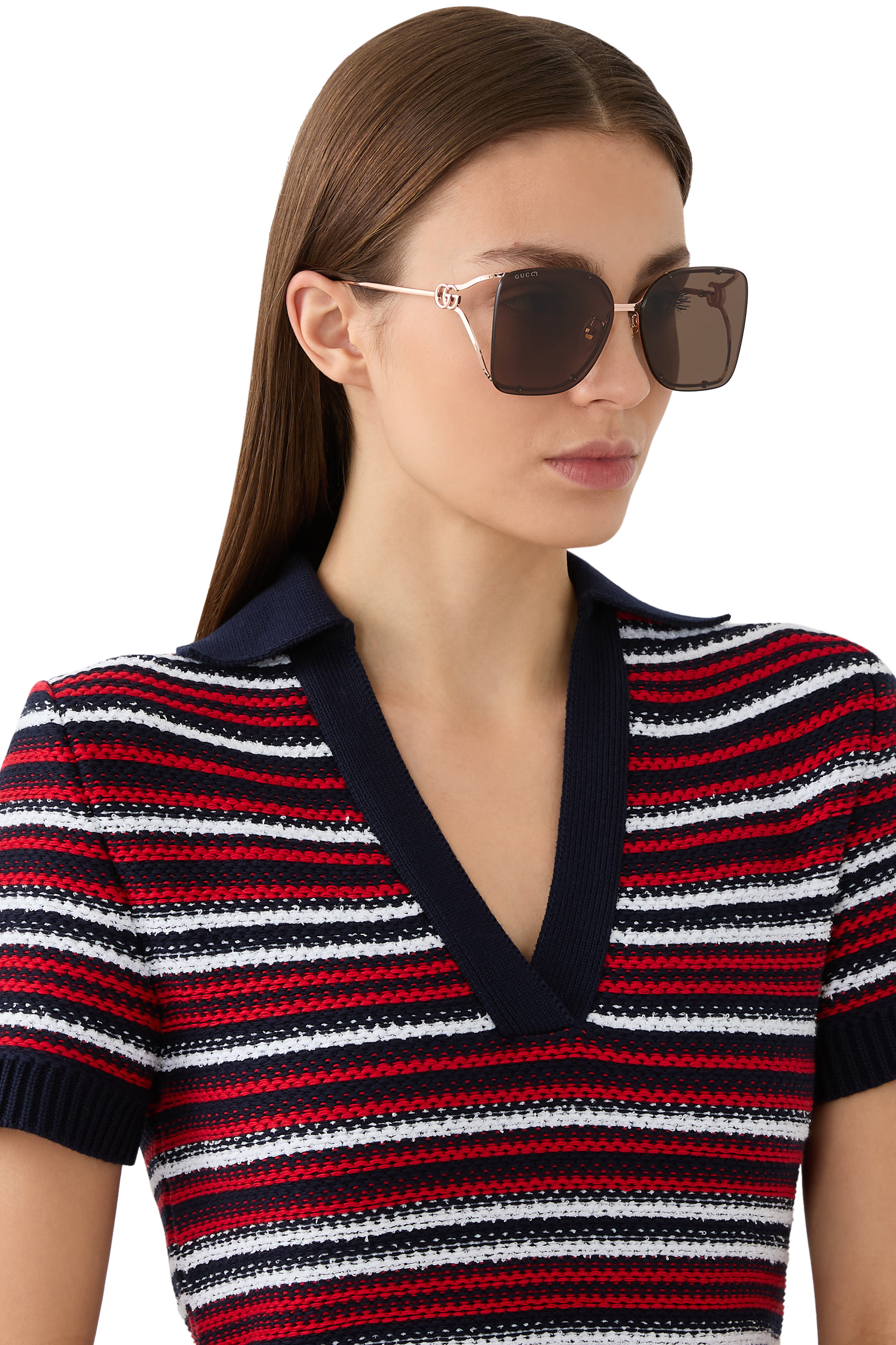 نظارة شمسية بإطار مربع