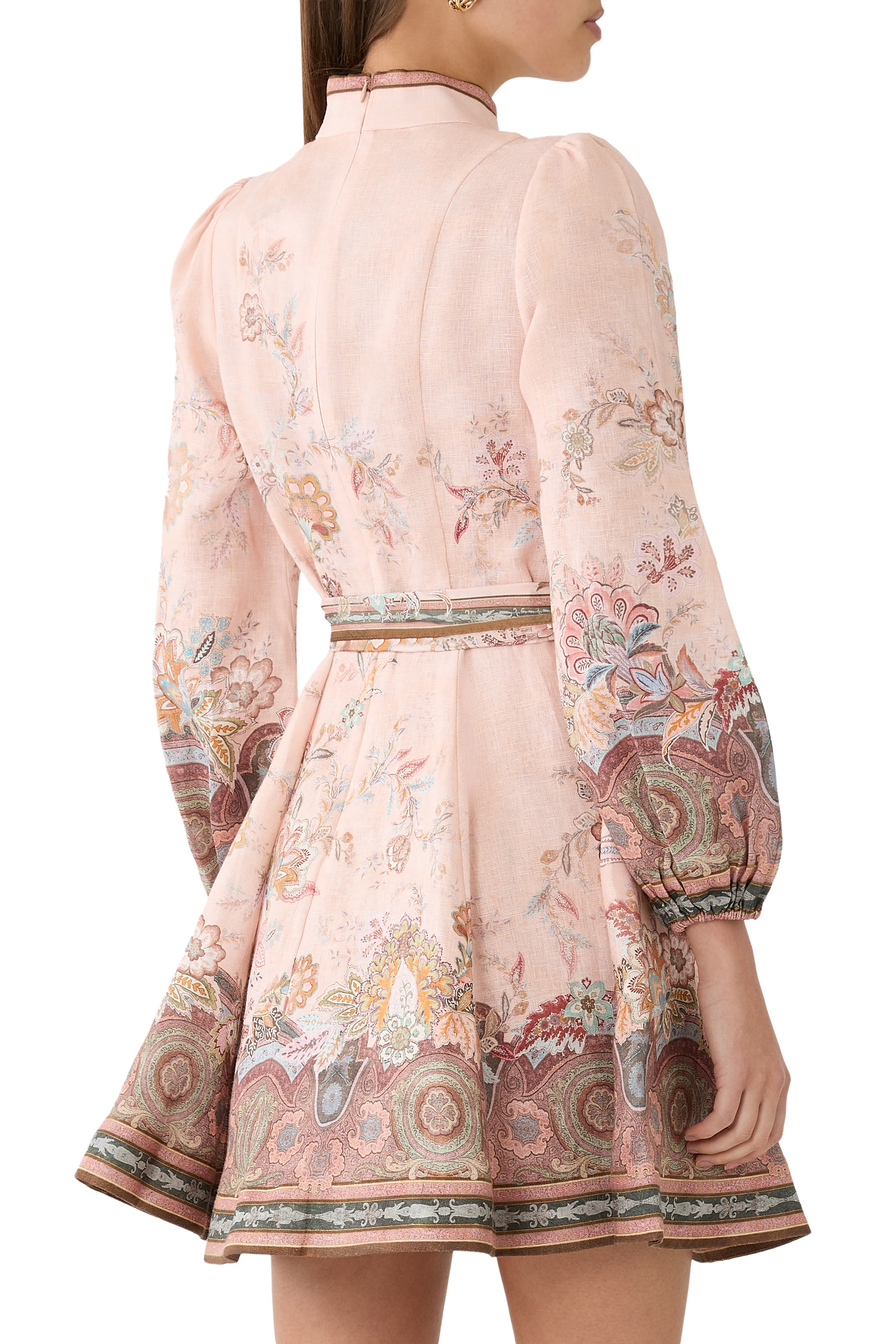 فستان ألكيمي قصير بأزرار