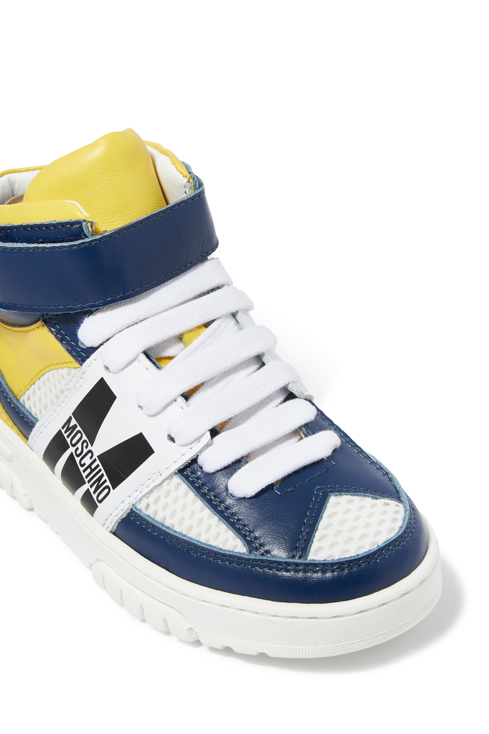 سنيكرز بشعار الماركة جلد للأطفال