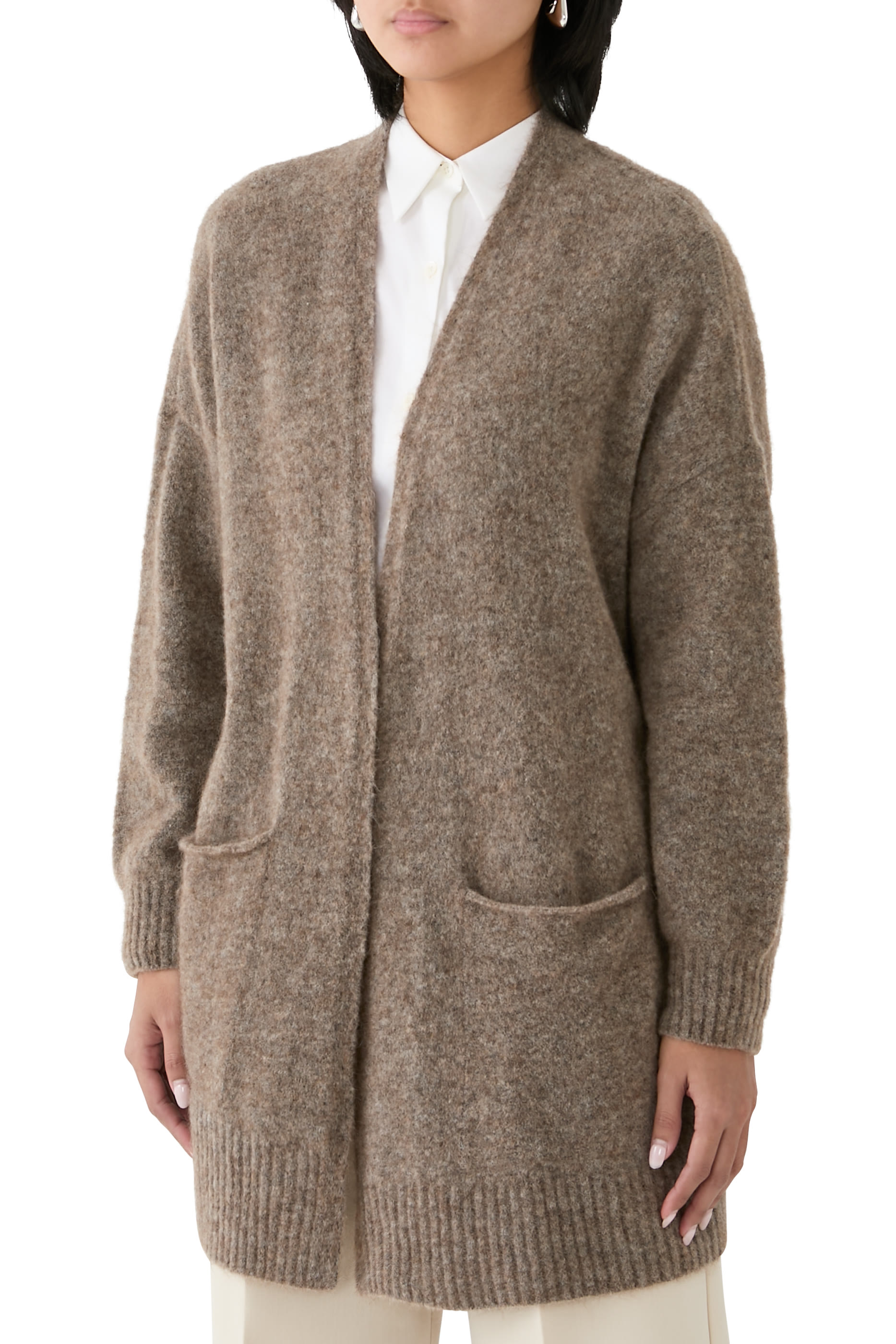 كارديجان بليس طويل حرير وكشمير