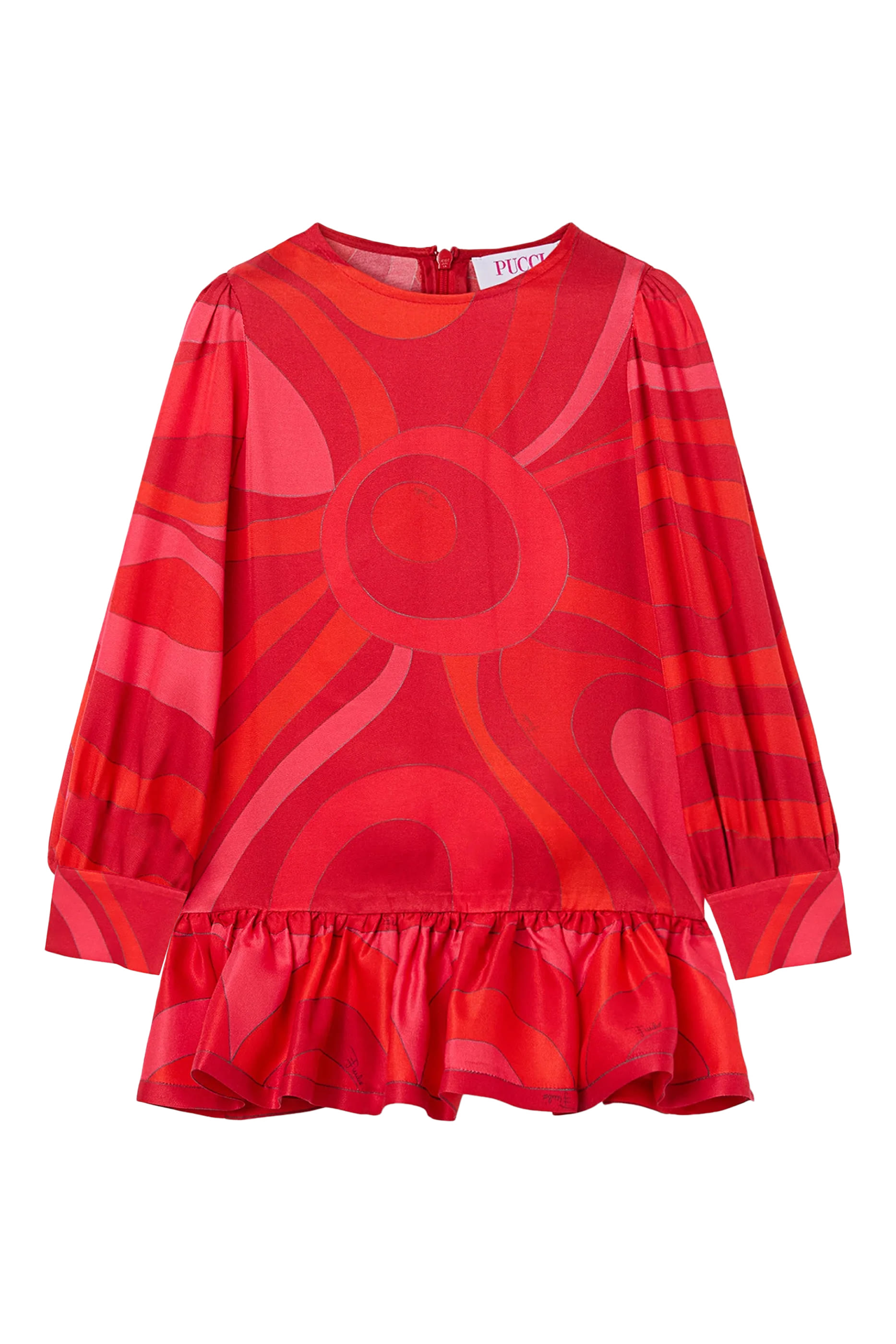 فستان بنقشة للأطفال