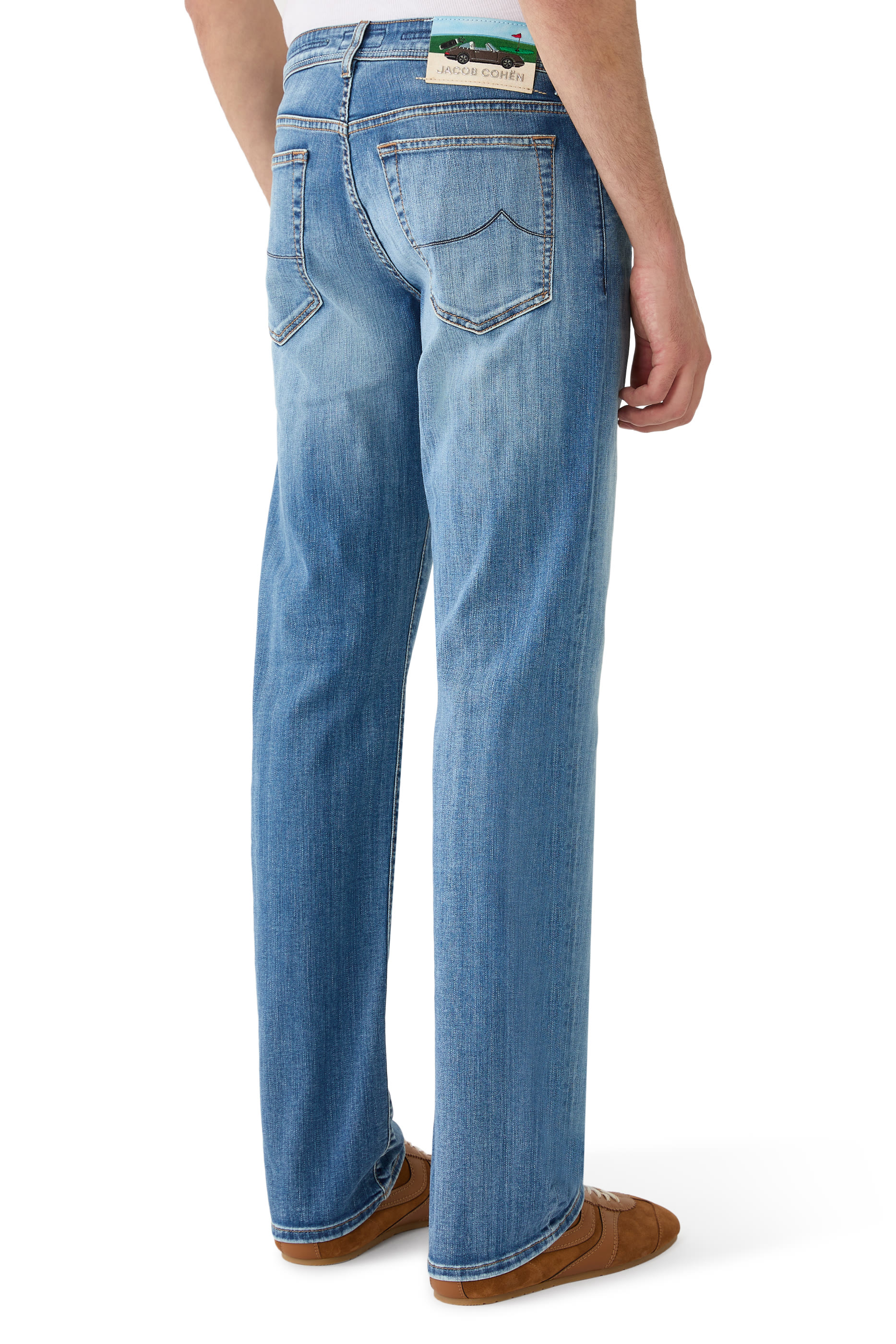 بنطال جينز لويس بقصة عادية بتصميم بخمسة جيوب