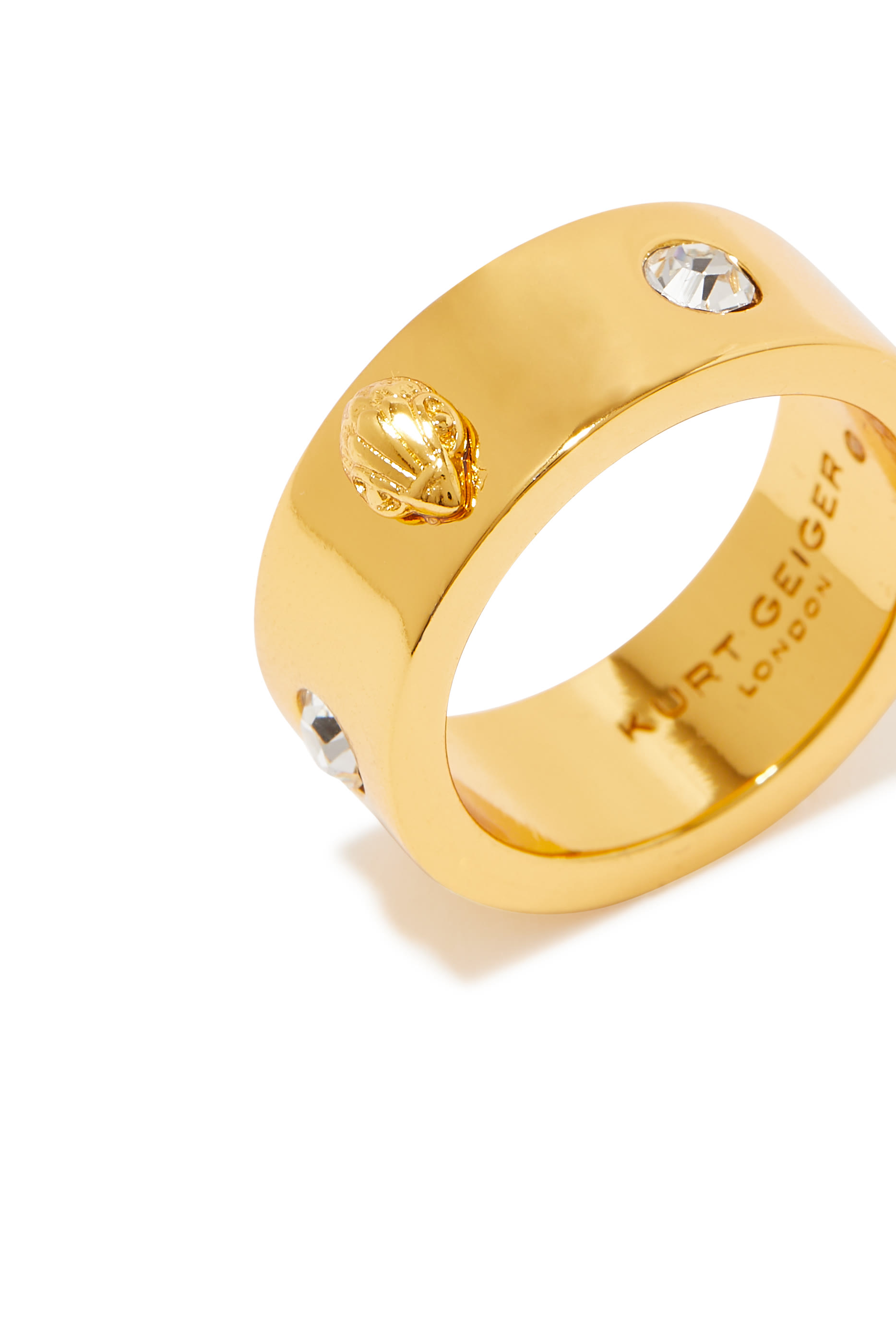 خاتم معدني بتصميم شعار الماركة