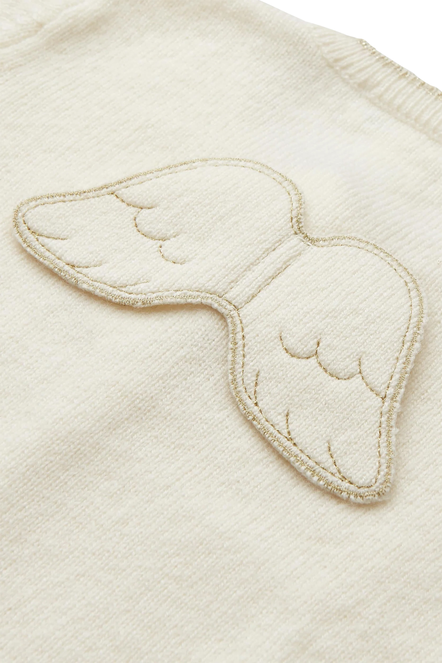 كارديجان كاسيل بنقشة جناح ملائكة كشمير للأطفال