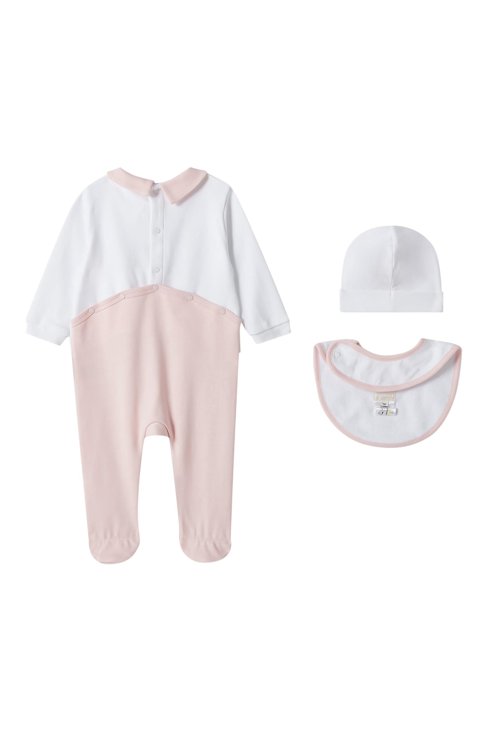 طقم لباس قطعة واحدة بشعار الماركة للأطفال