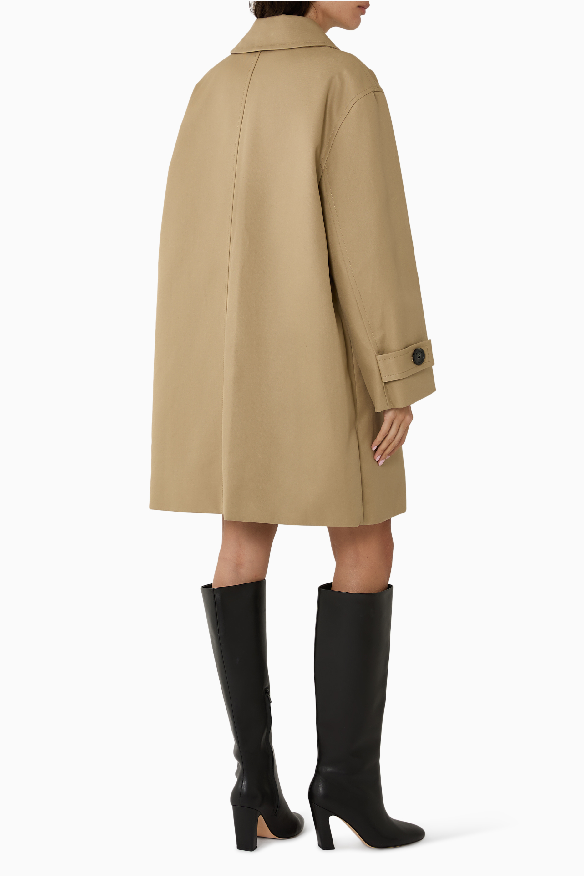 معطف ترنش قطن