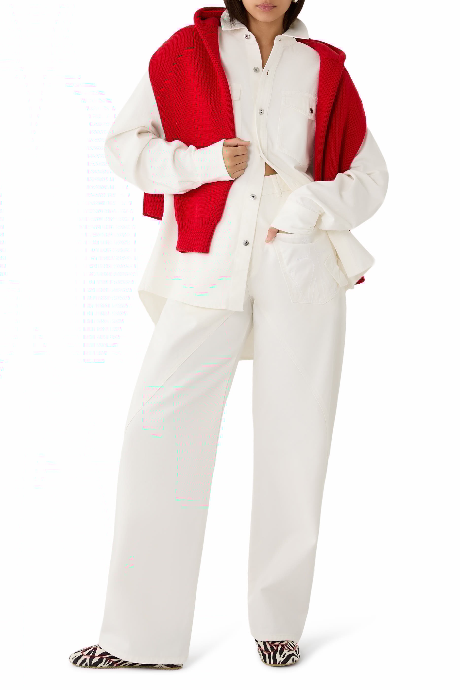 Oversized Button-Up Shirt