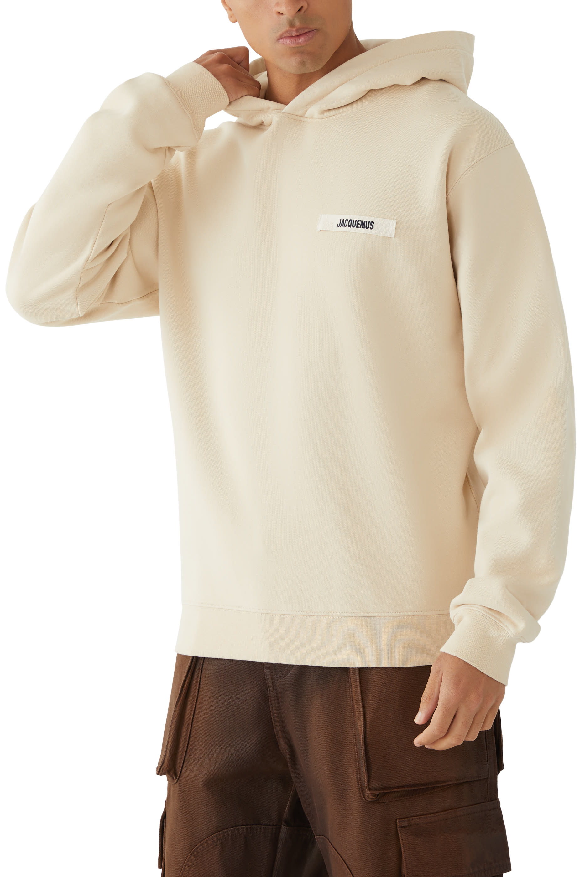 هودي قماش بارز الملمس