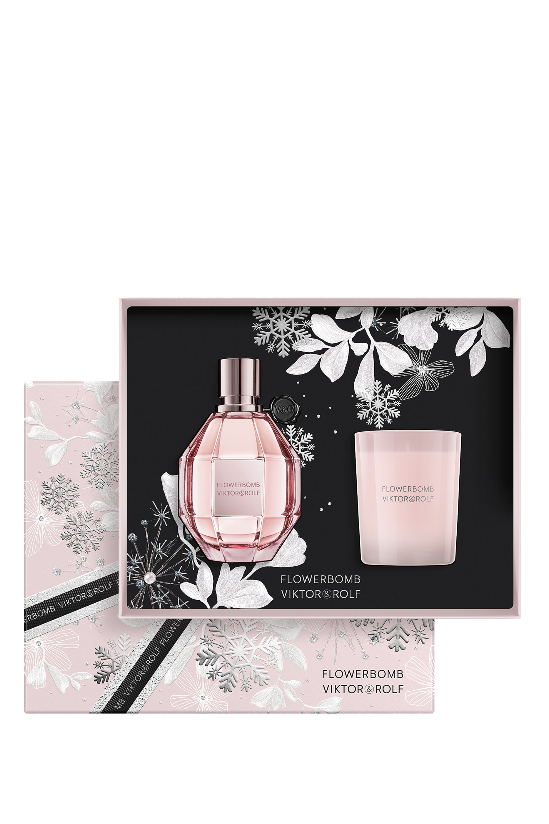 مجموعة هدية أو دو بارفان وشمعة فلاوربومب