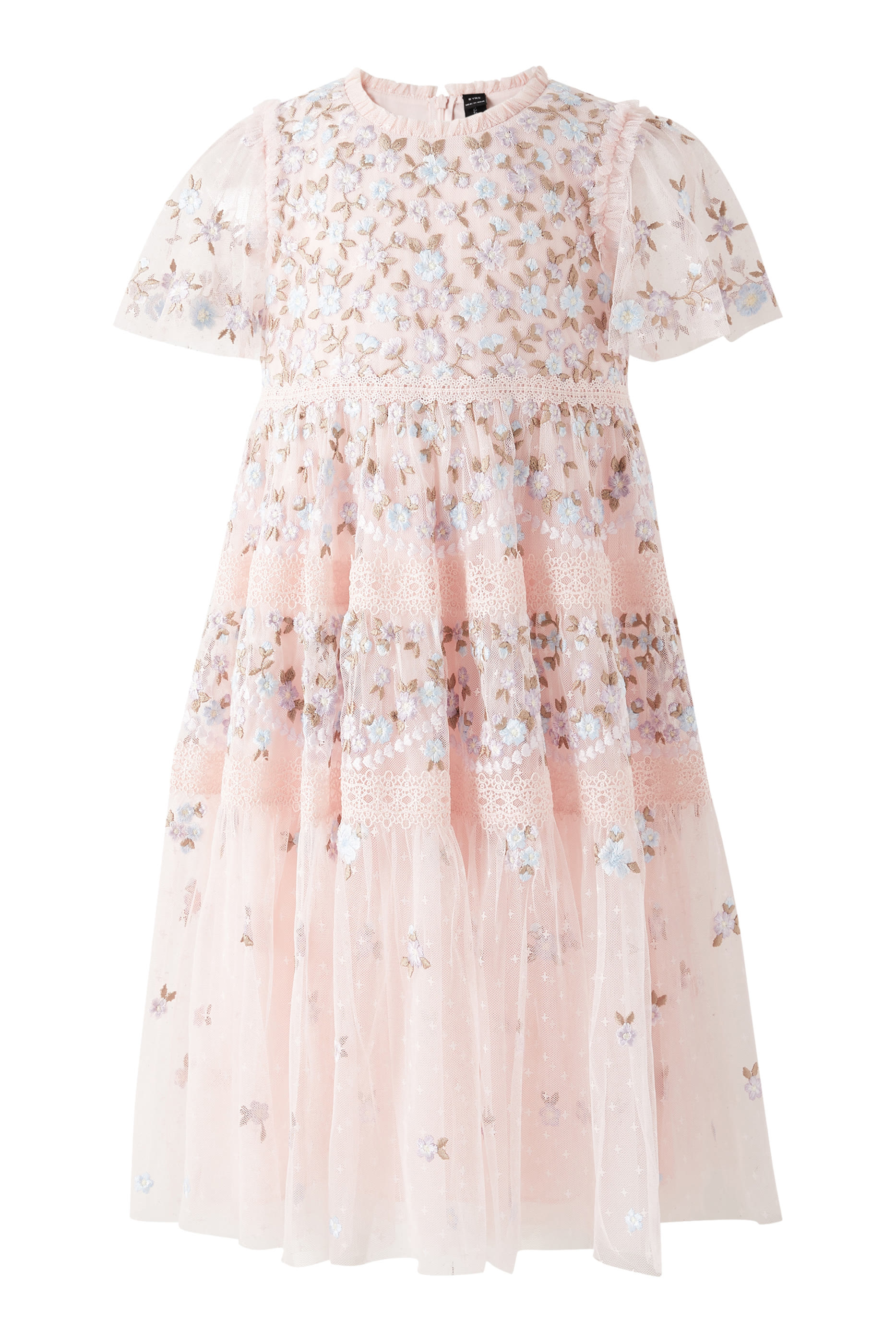 فستان جارلاند مزين بأشرطة للأطفال