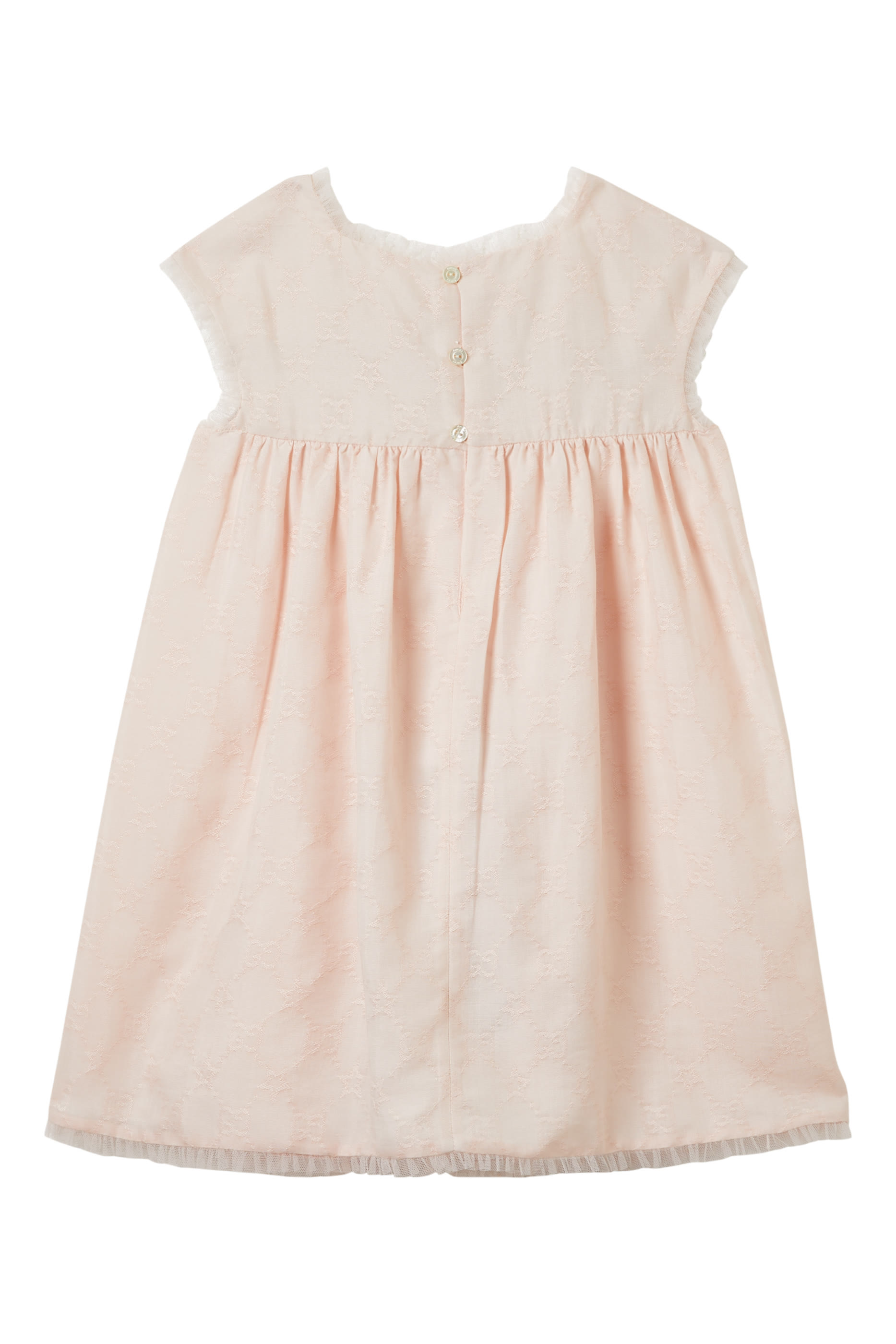 فستان بلا أكمام قطن وفيسكوز للأطفال