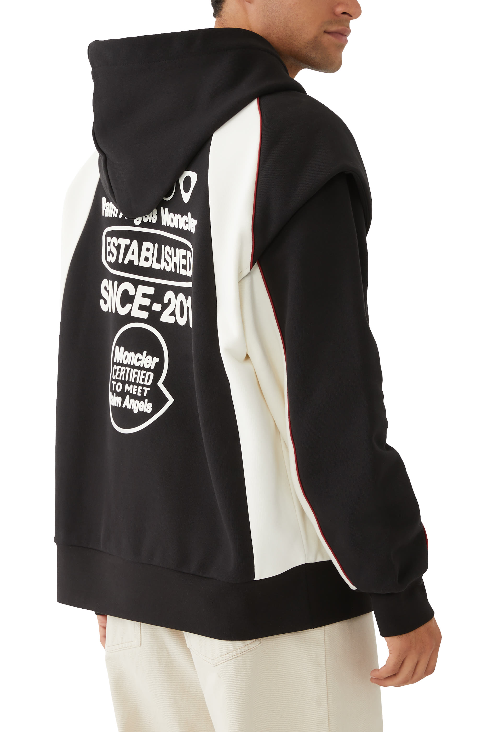 كنزة  مونكلر X بالم انجلز بتصميم هودي