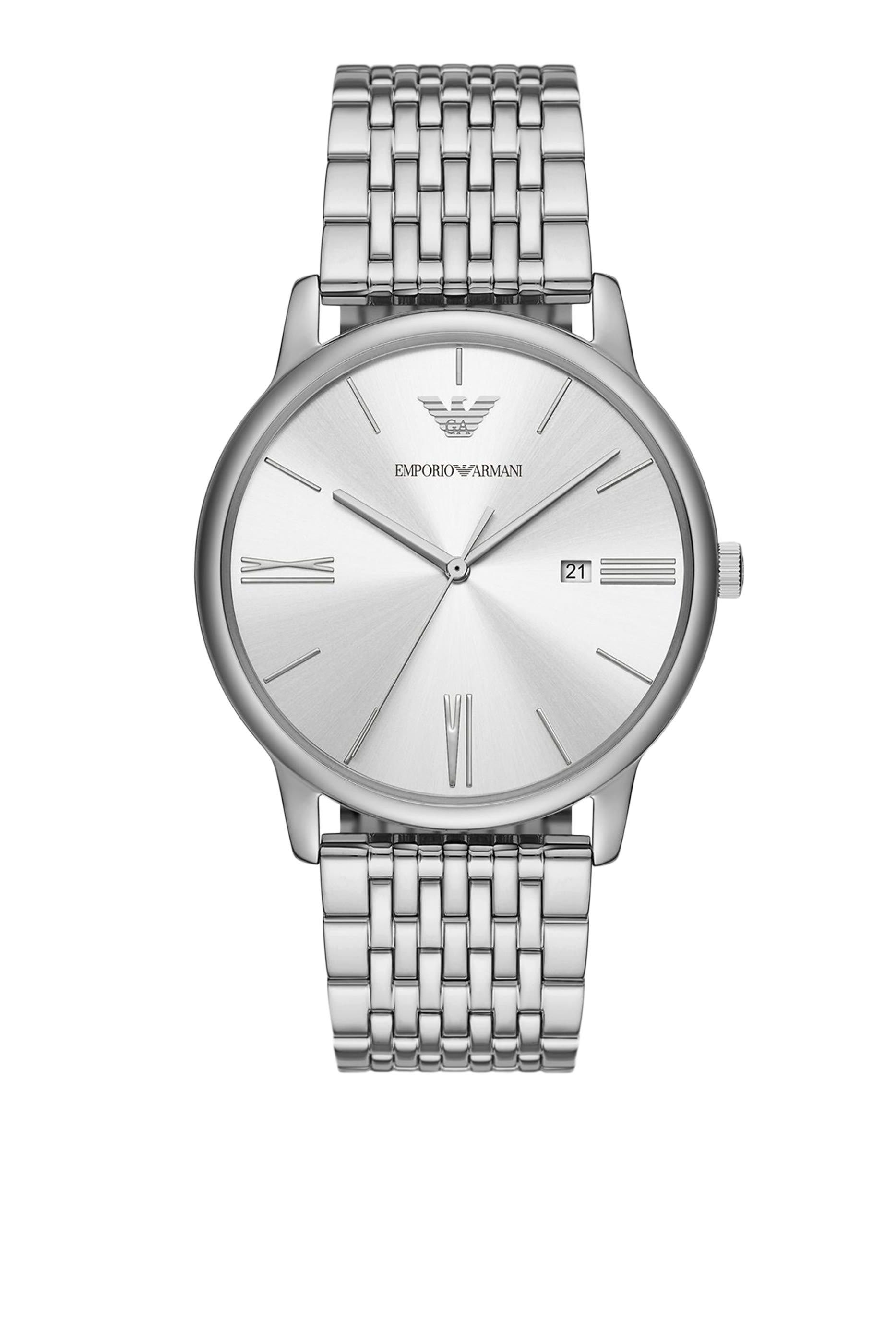 ساعة مينيماليست بقرص دائري