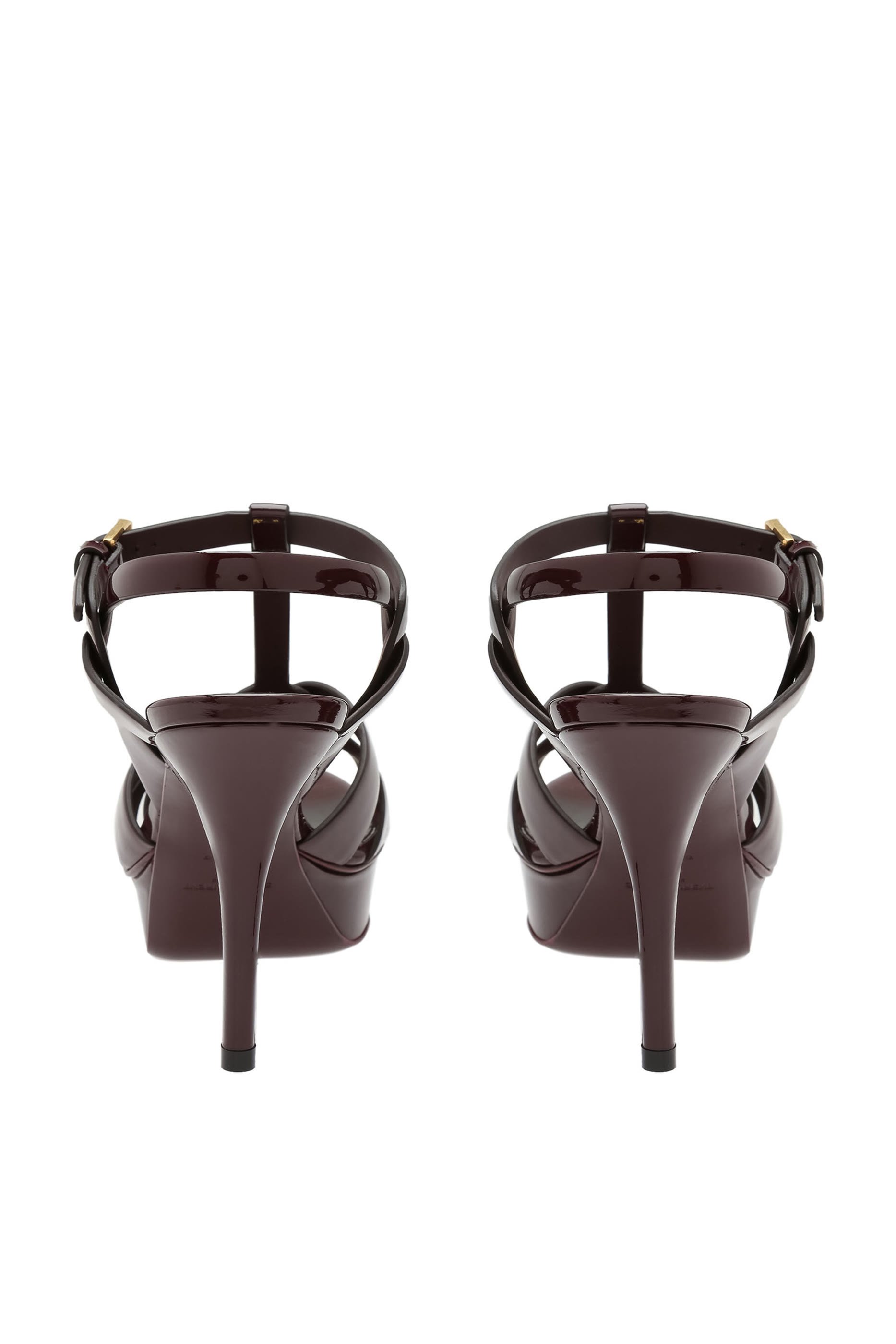 صندل تريبيوت جلد لامع بنعل سميك