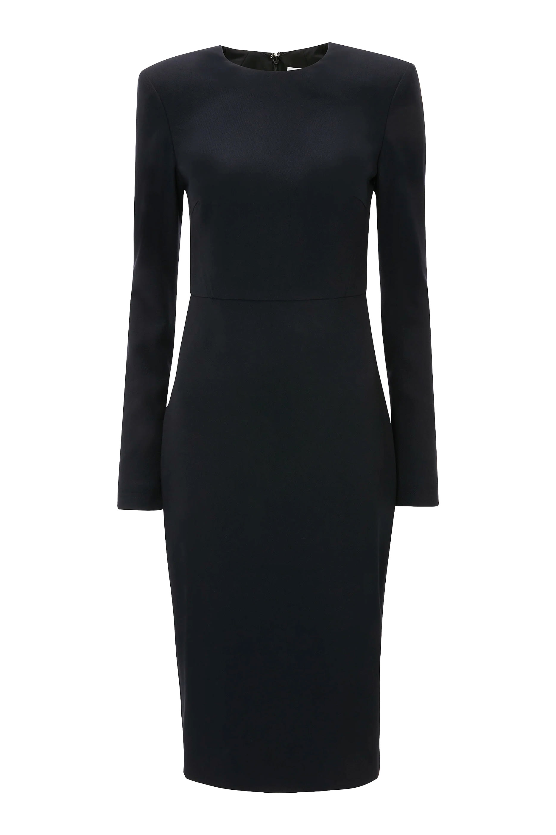 فستان بتصميم تيشيرت بأكمام طويلة وقصة ضيقة 